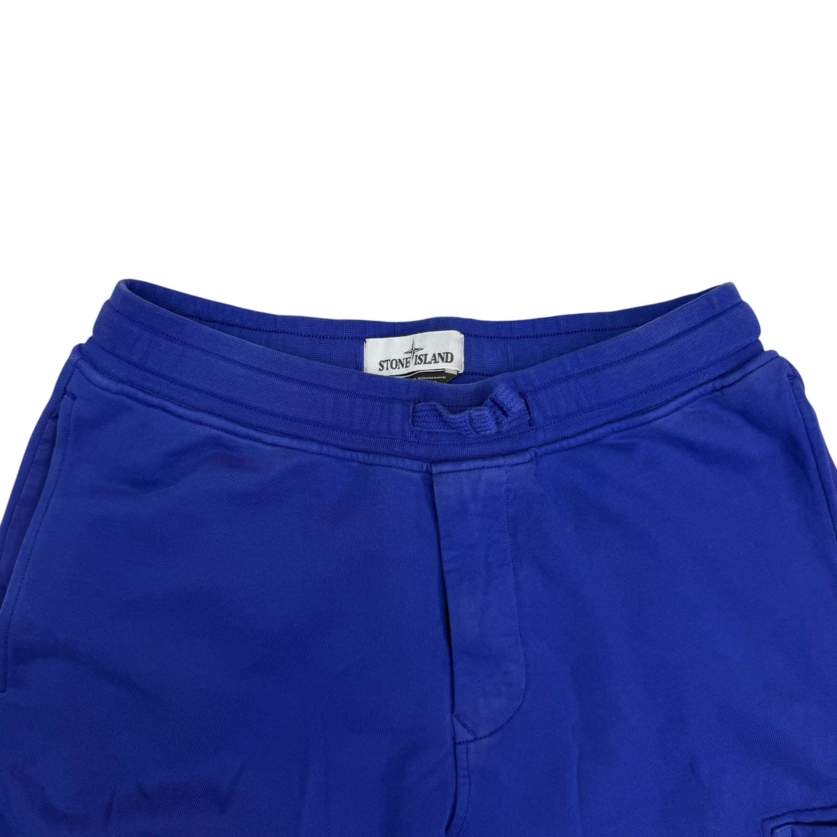 Stone Island Slim Fit Fleece Sweatpants Blue