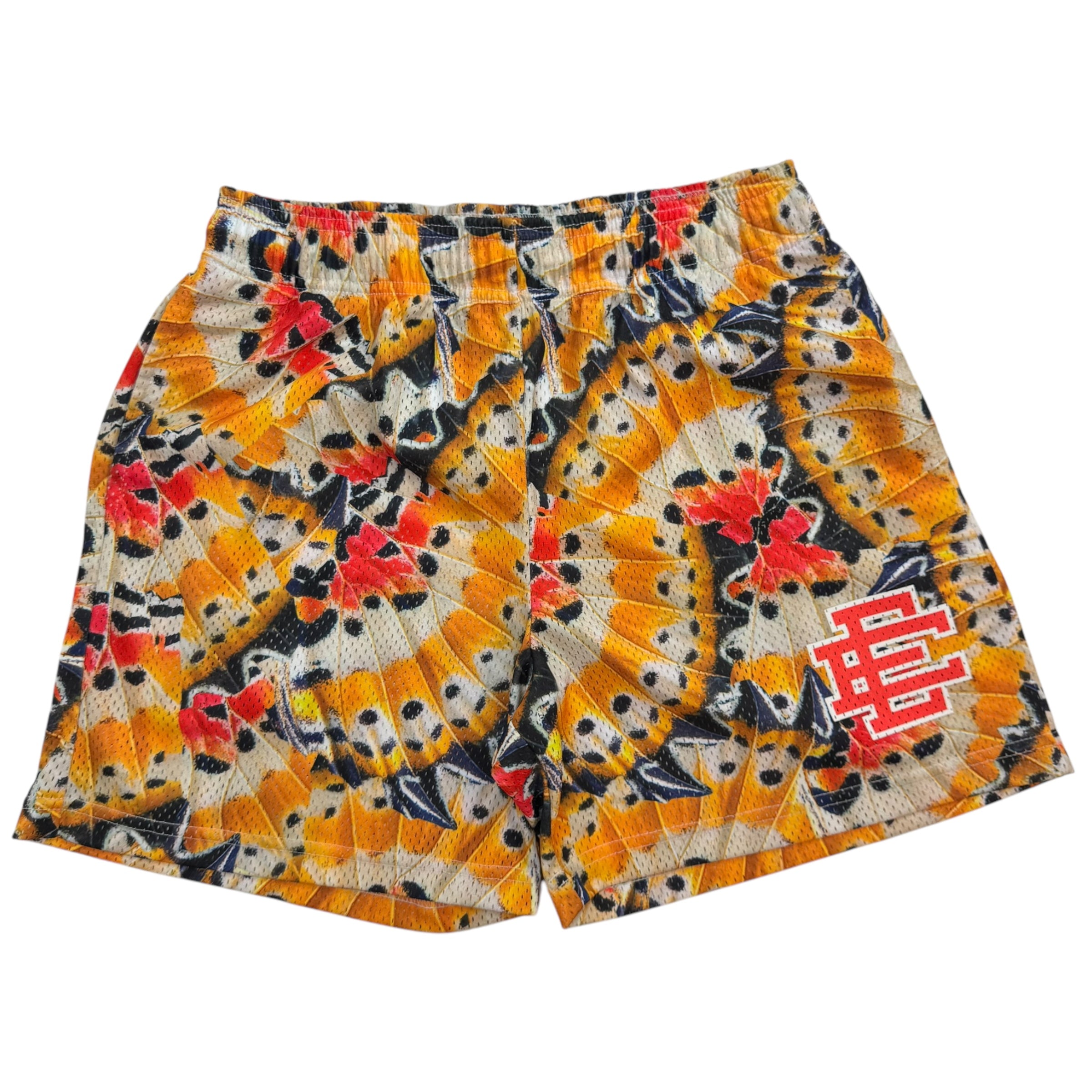 Eric Emmanuel Butterflies Orange Shorts