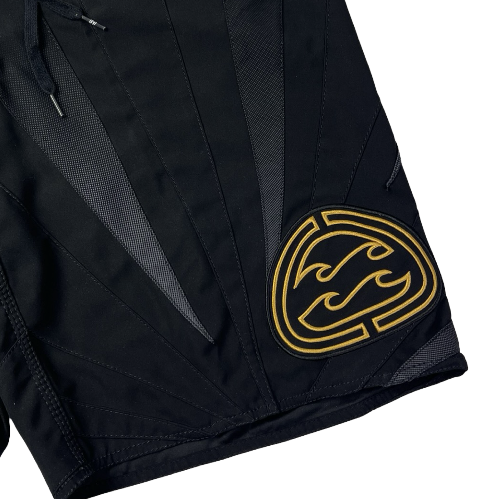 Vintage Y2K Billabong Rising Sun Shorts Black Gold