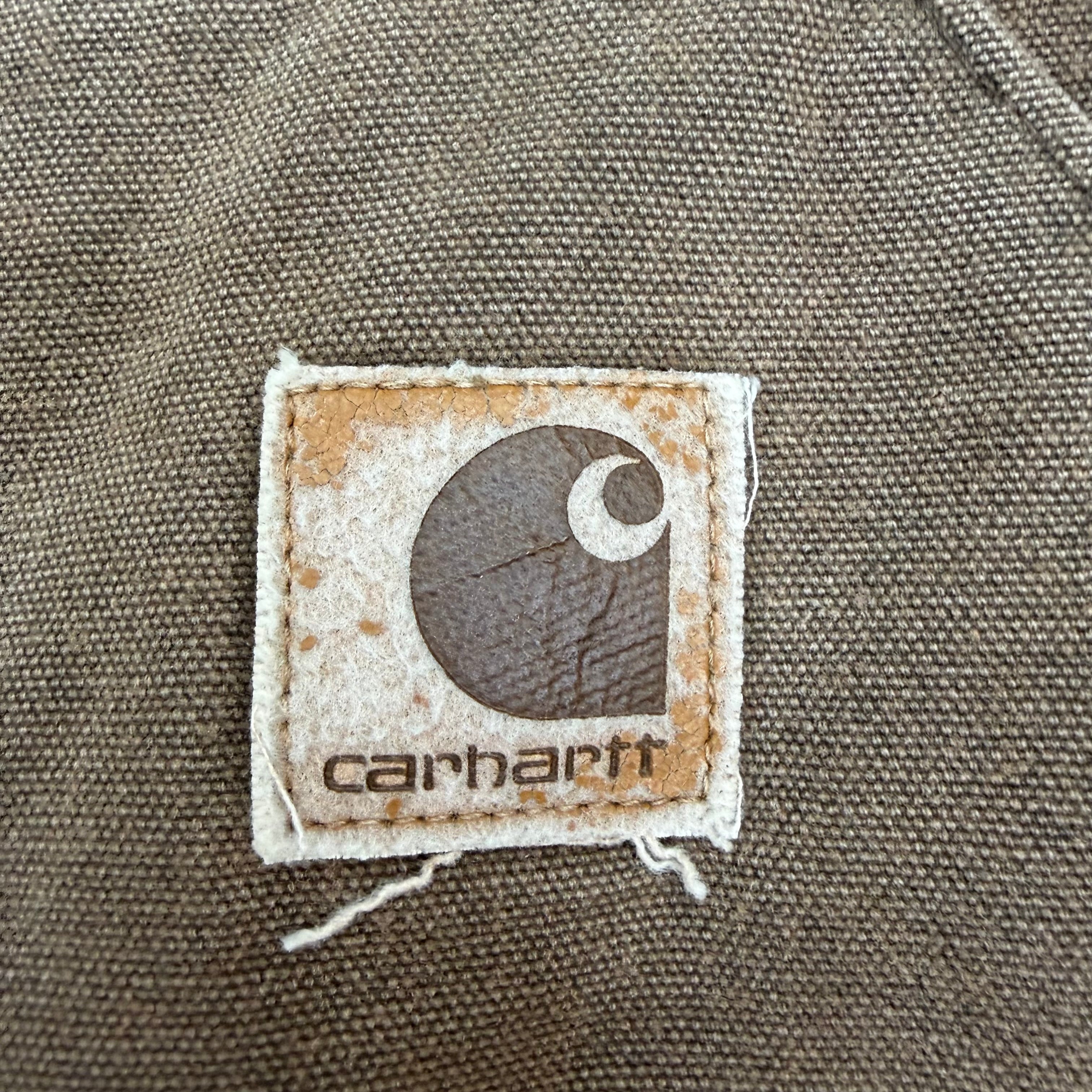 Vintage Carhartt Quilt Lined Canvas Vest Tan
