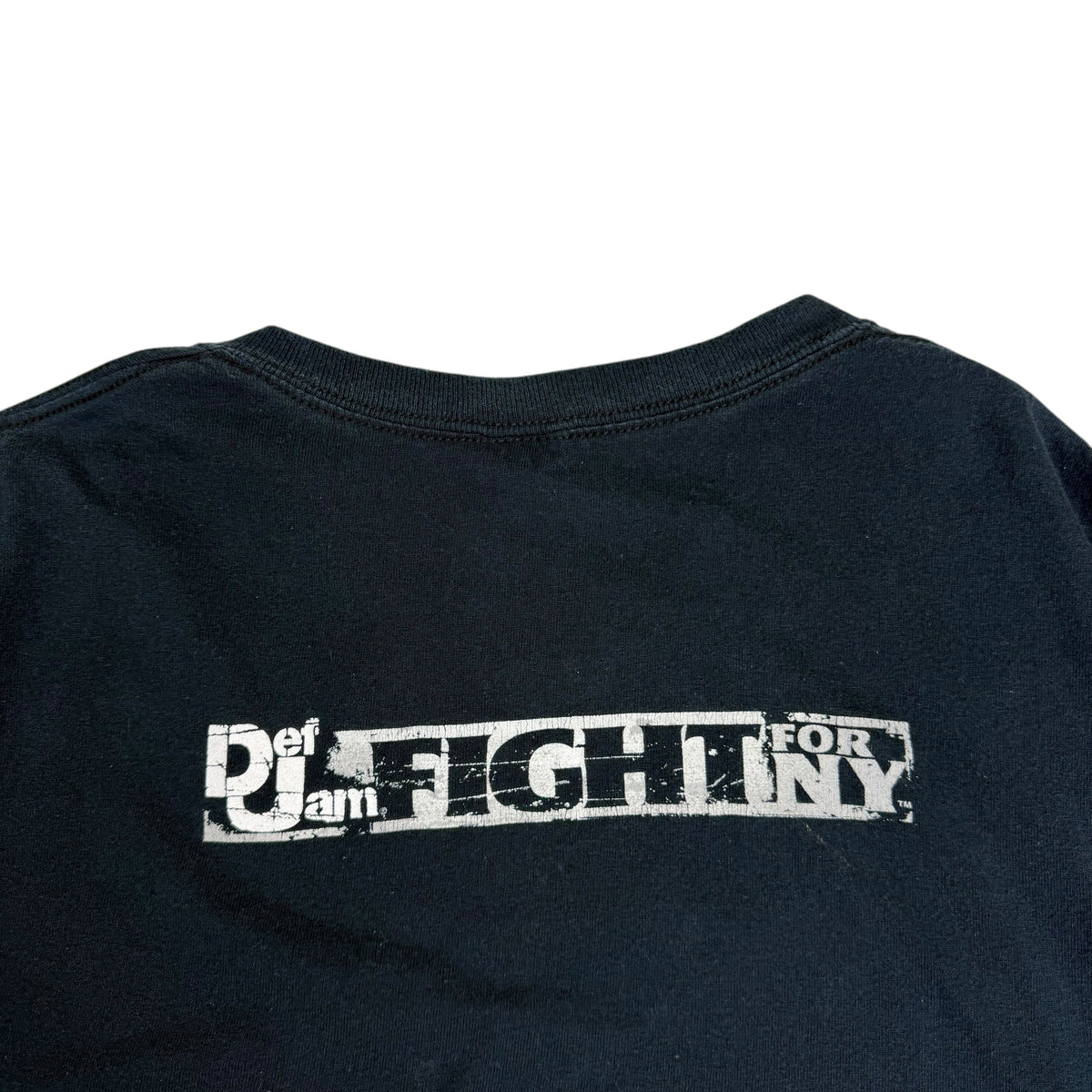 2004 Def Jam: Fight For NY EA Games Promo Tee Faded Black