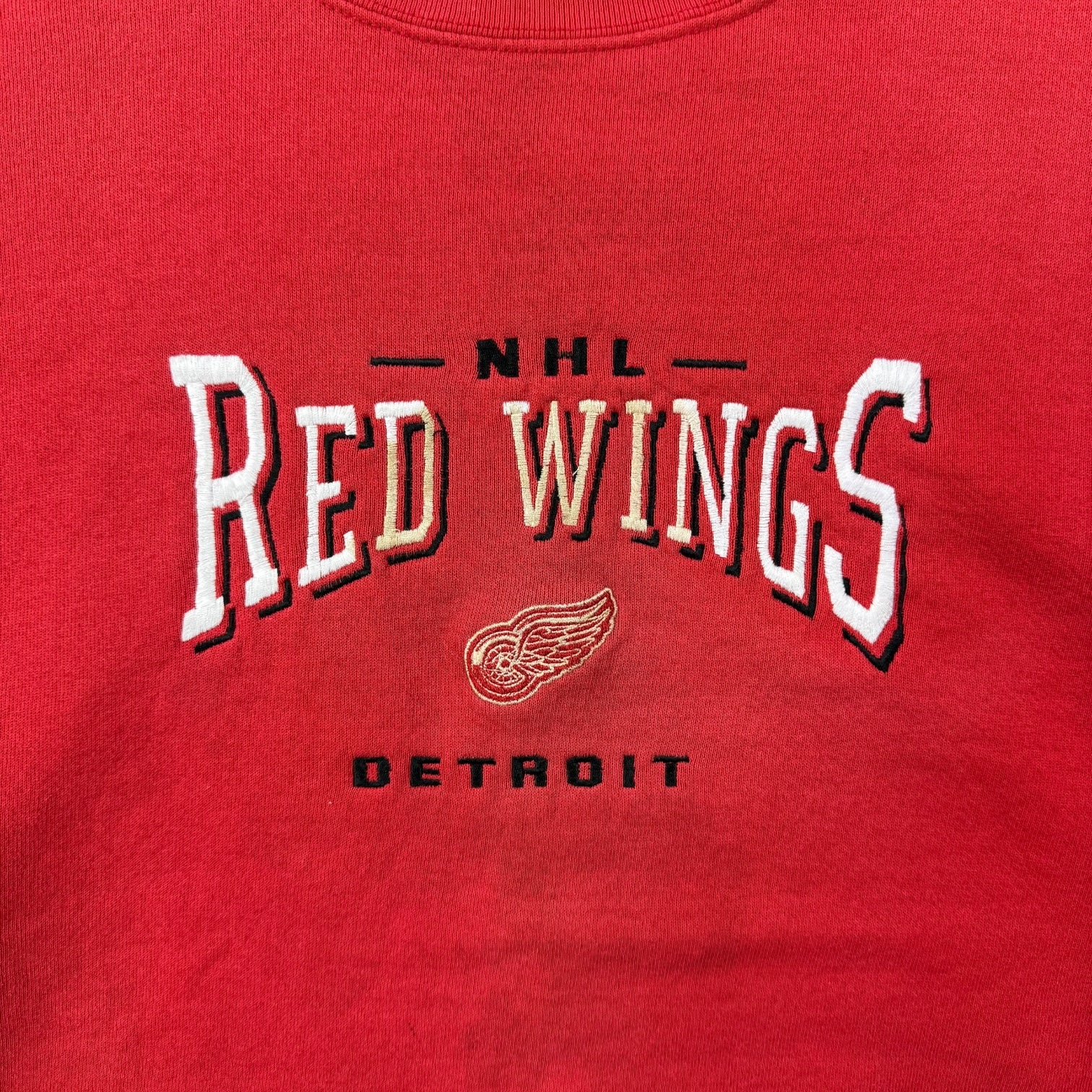 Vintage Lee Sports Detroit Red Wings Crewneck Red