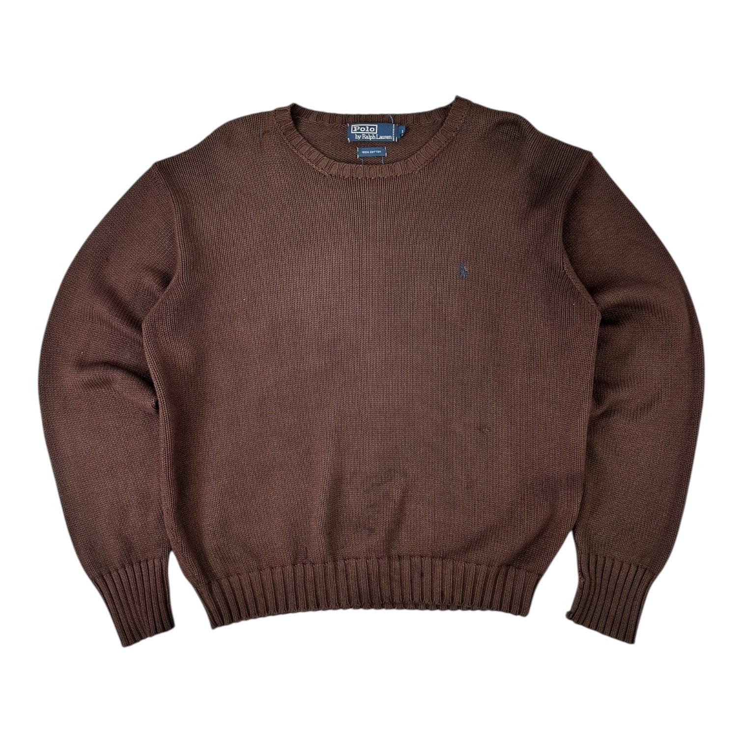 Vintage Polo Ralph Lauren Knit Sweater Brown