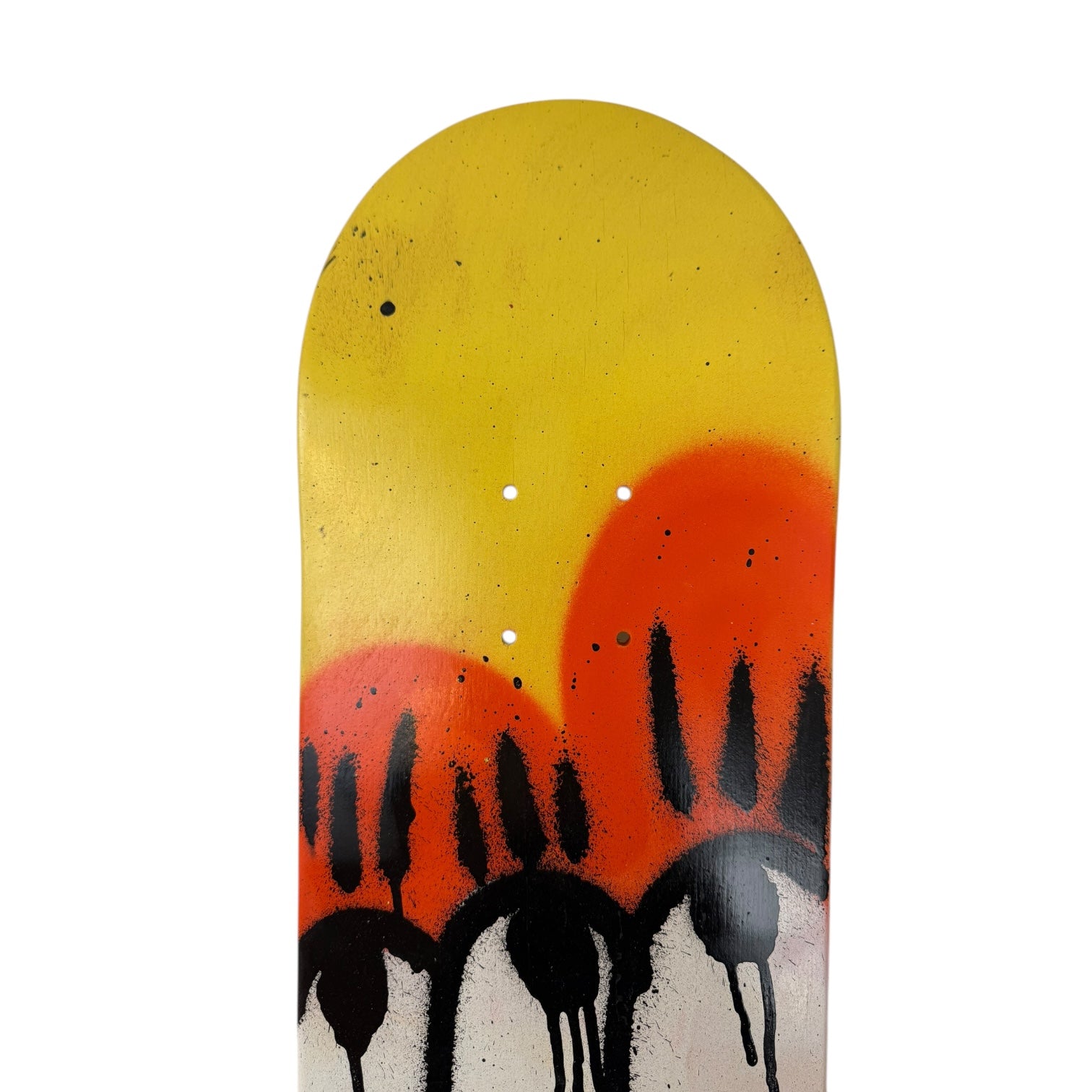 Slawn Skateboard Deck Yellow/Orange