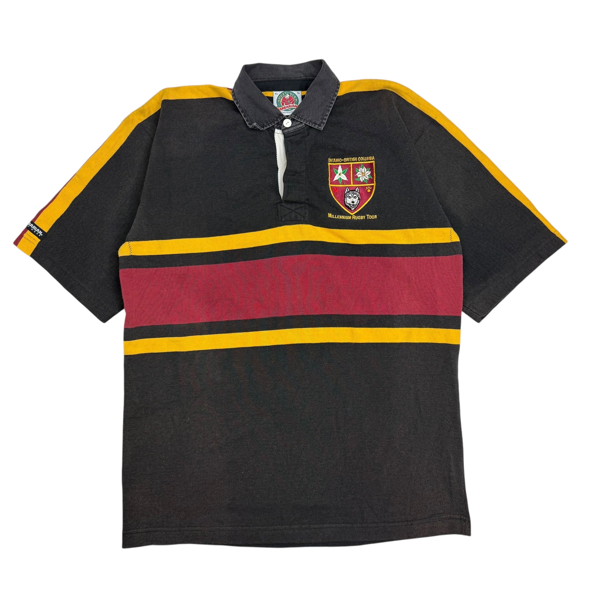 Vintage Millennium Rugby Tour Rugby Jersey Black
