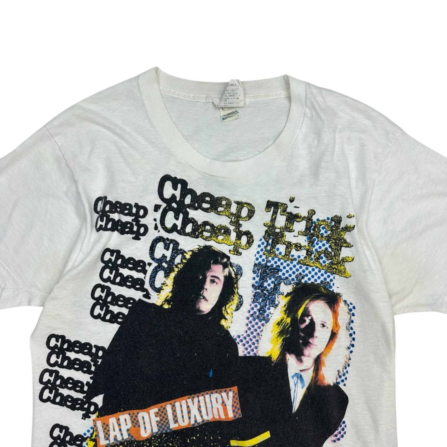 Vintage Cheap Trick Lap Of Luxury Tour T-Shirt White