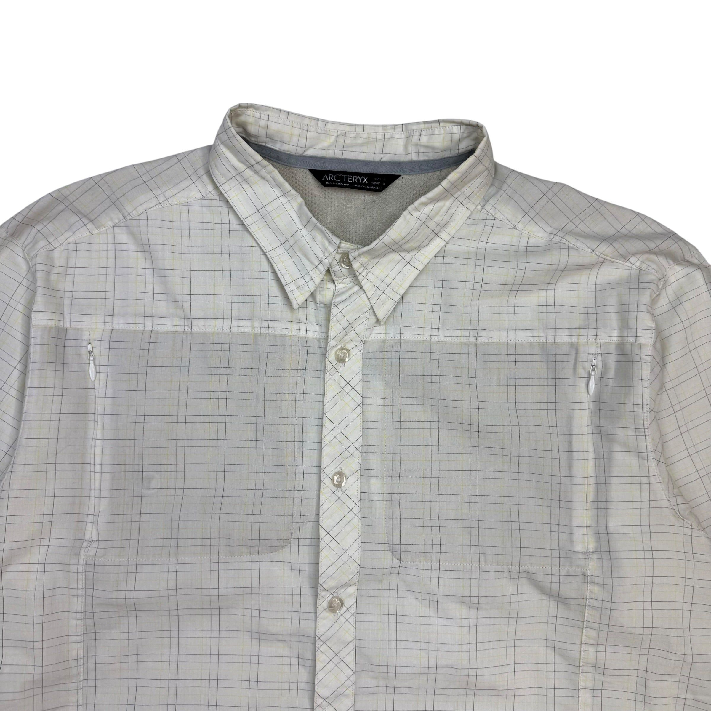 Arc’teryx Gryson Plaid L/S Button Up Shirt White