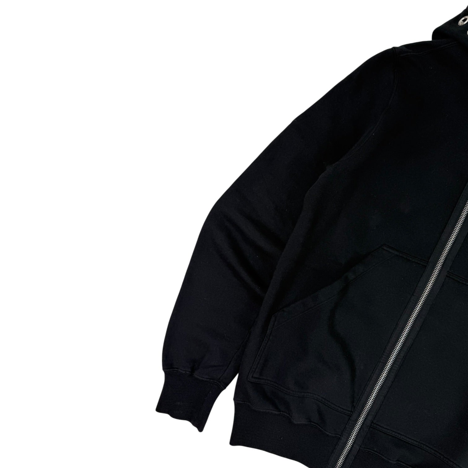 Rick Owens DRKSHDW Gimp Zip-Up Hoodie Black