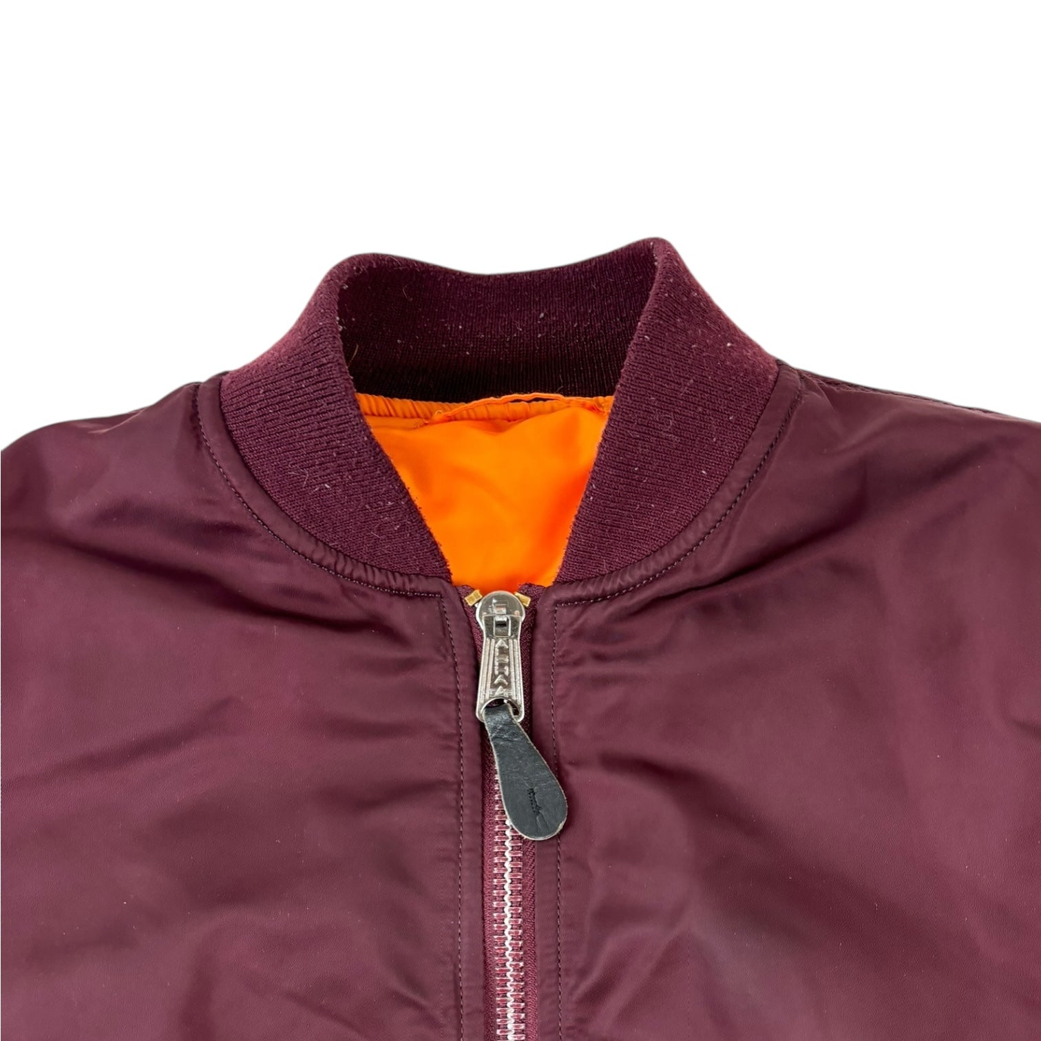Alpha Industries Reversible Bomber Jacket Purple/Orange