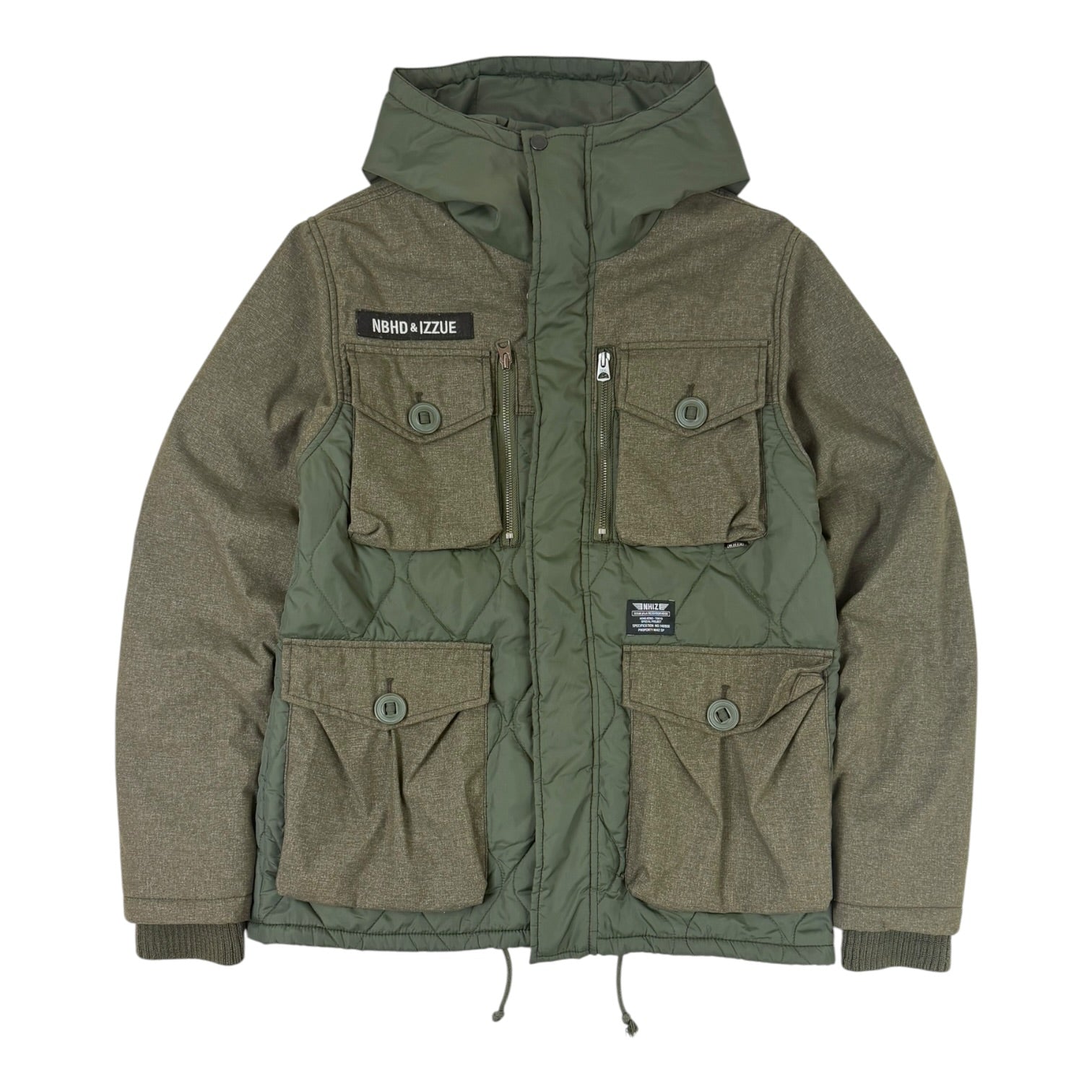 Neighborhood x Izzue Multi Pocket Hybrid Jacket Green