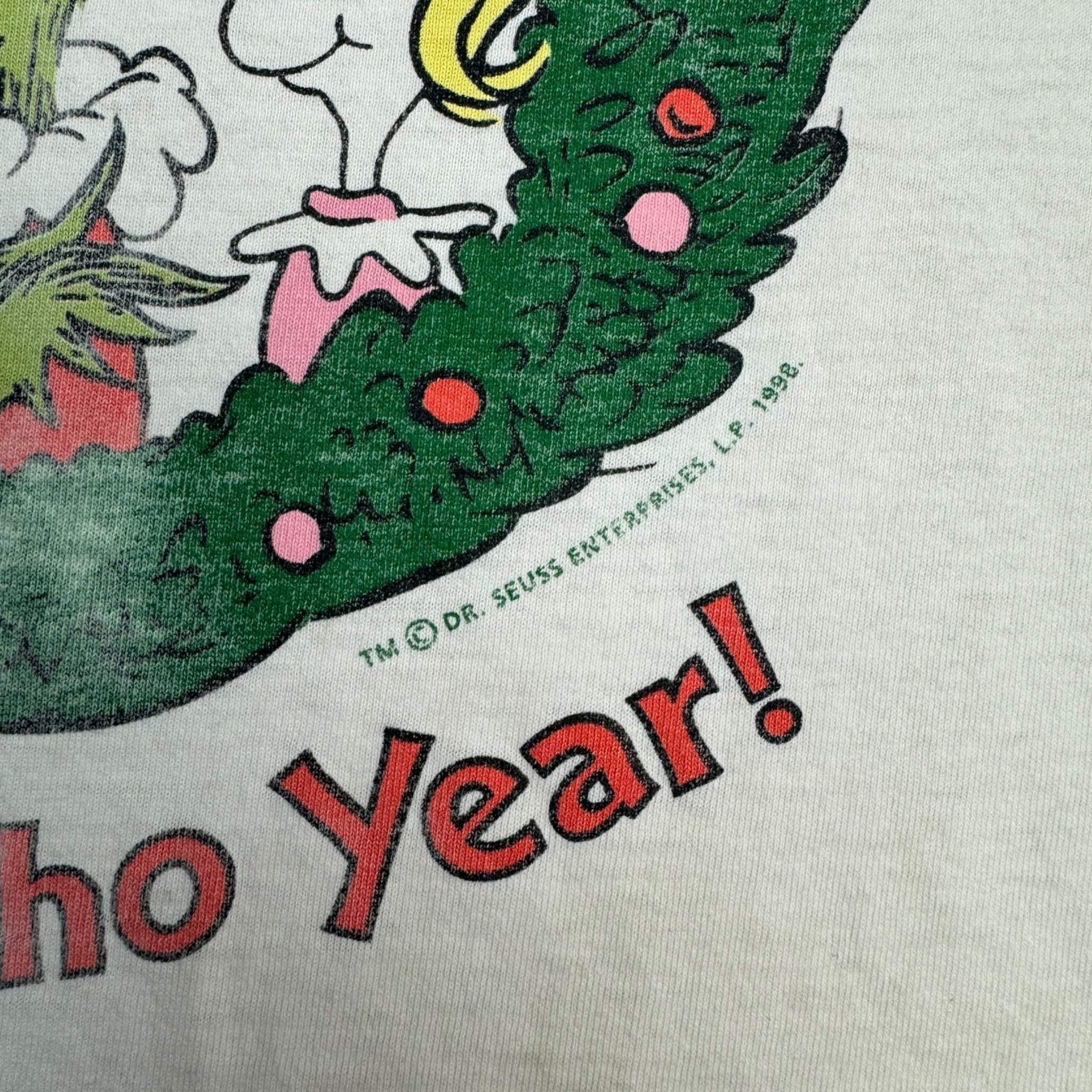 1998 Merry Grinchmas Dr. Seuss Christmas T-Shirt
