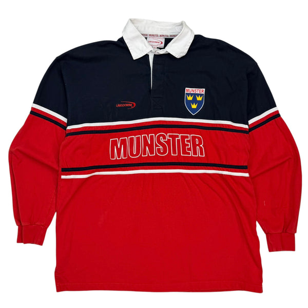 Vintage Lansdowne Munster Longsleeve Rugby Red