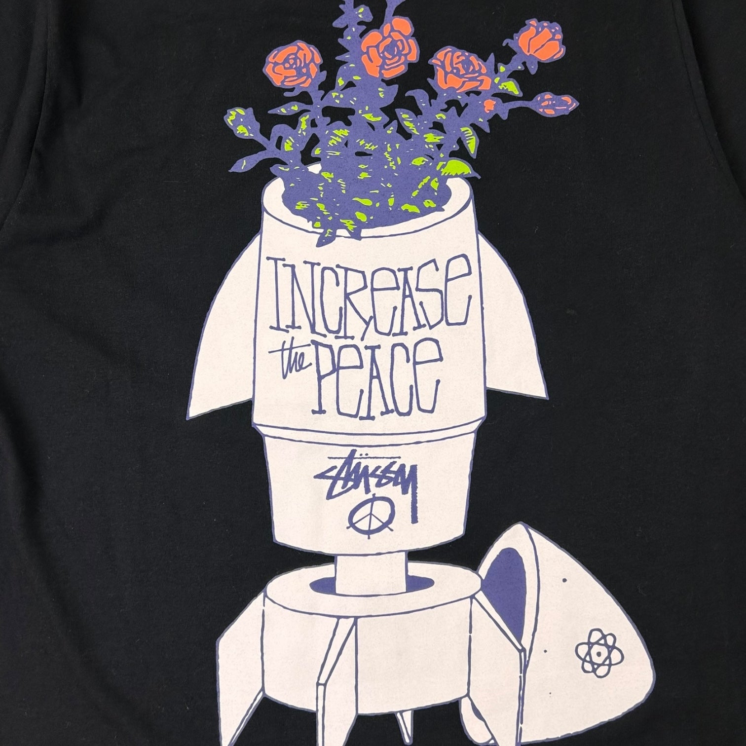 Stussy Flower Bomb T-Shirt Black