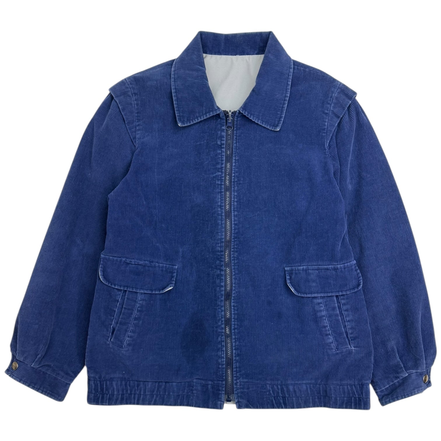 Vintage Corduroy Reversible Jacket Navy/Grey