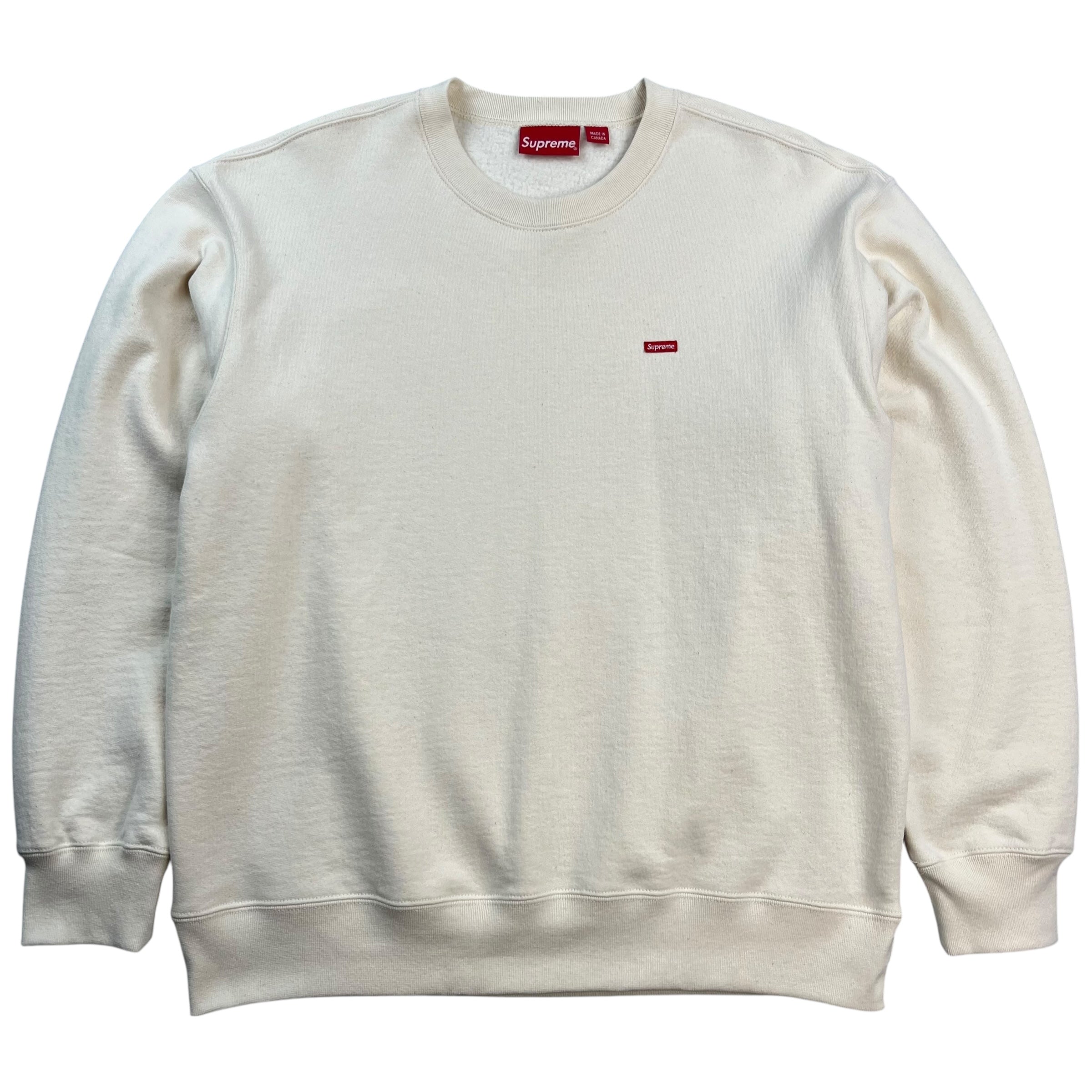 Supreme Small Box Crewneck White