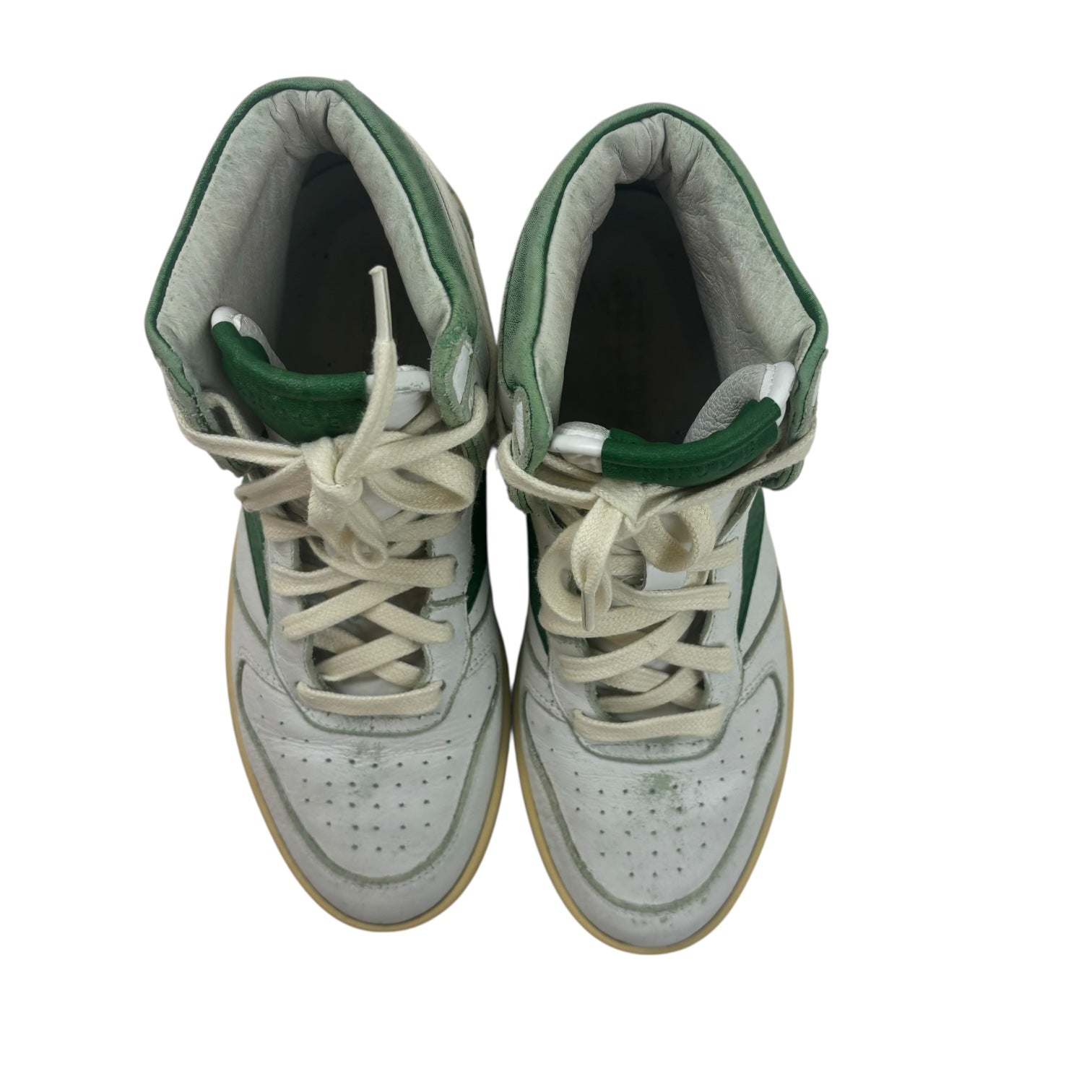 Rhude Rhecess Hi White Green (Used)