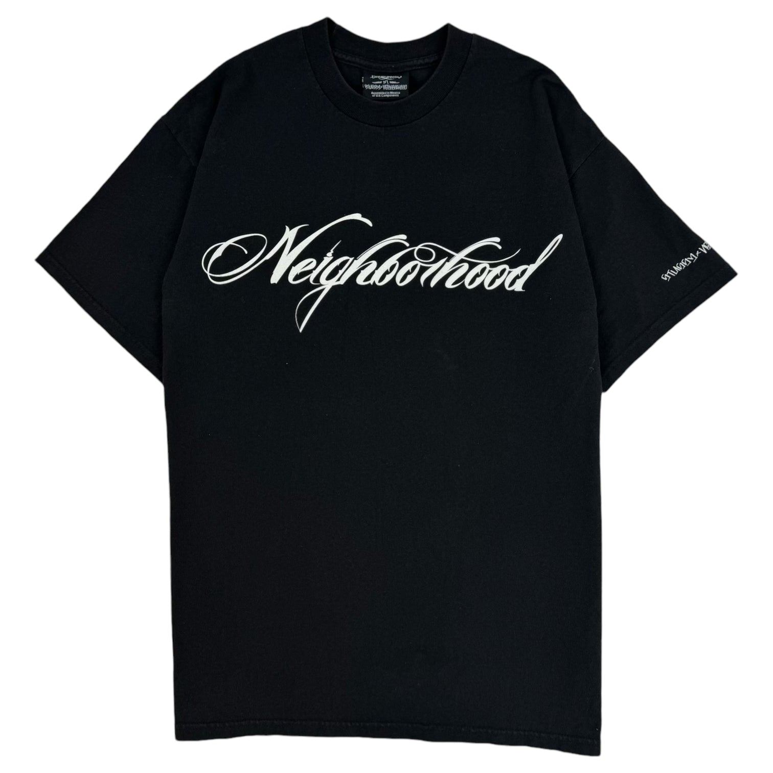 2008 Stüssy x Neighbourhood Boneyards T-Shirt Black