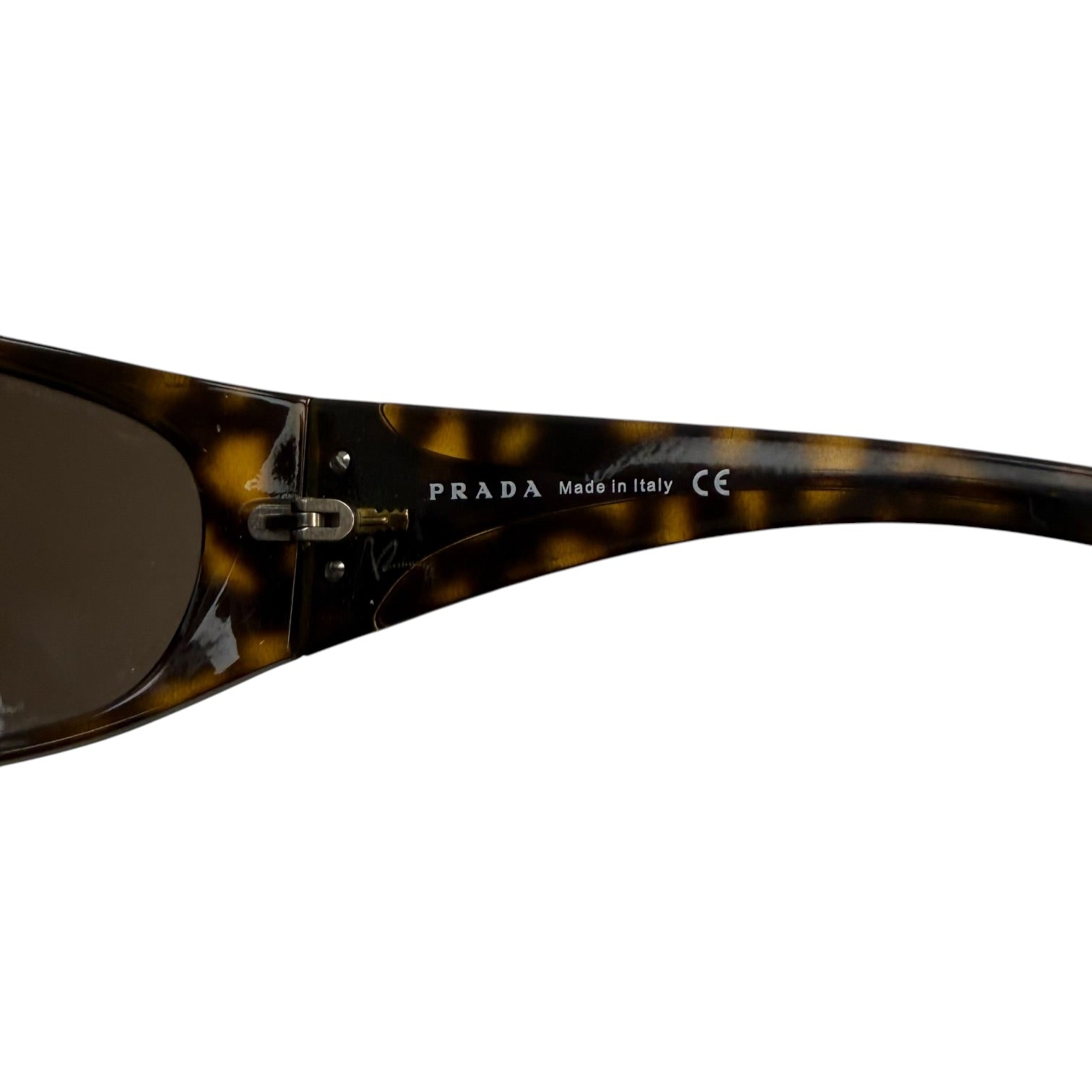 (W) Vintage Prada Star Mask Sunglasses Tortoise Shell