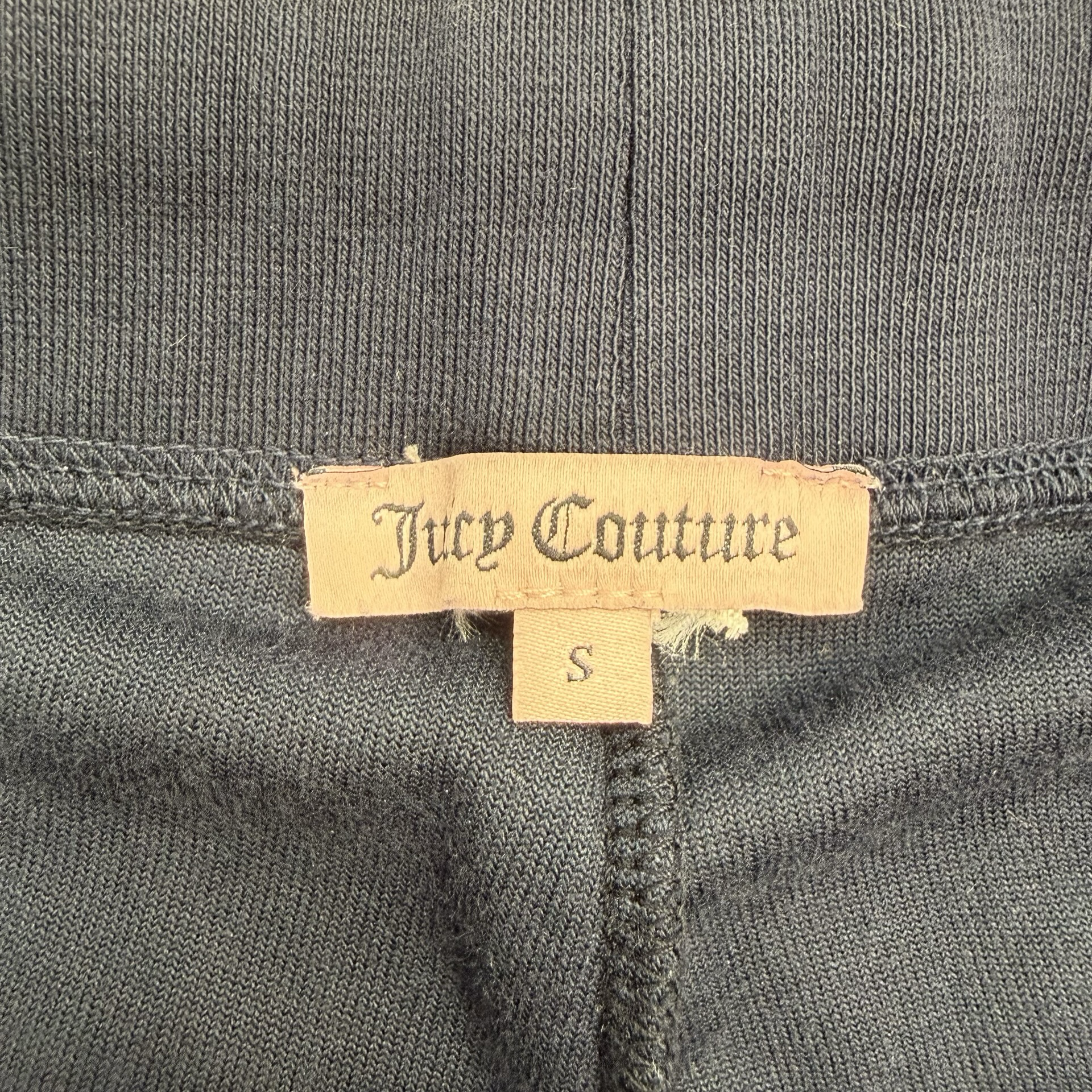 (W) Vintage Juicy Couture Velour Track Pants Navy Blue