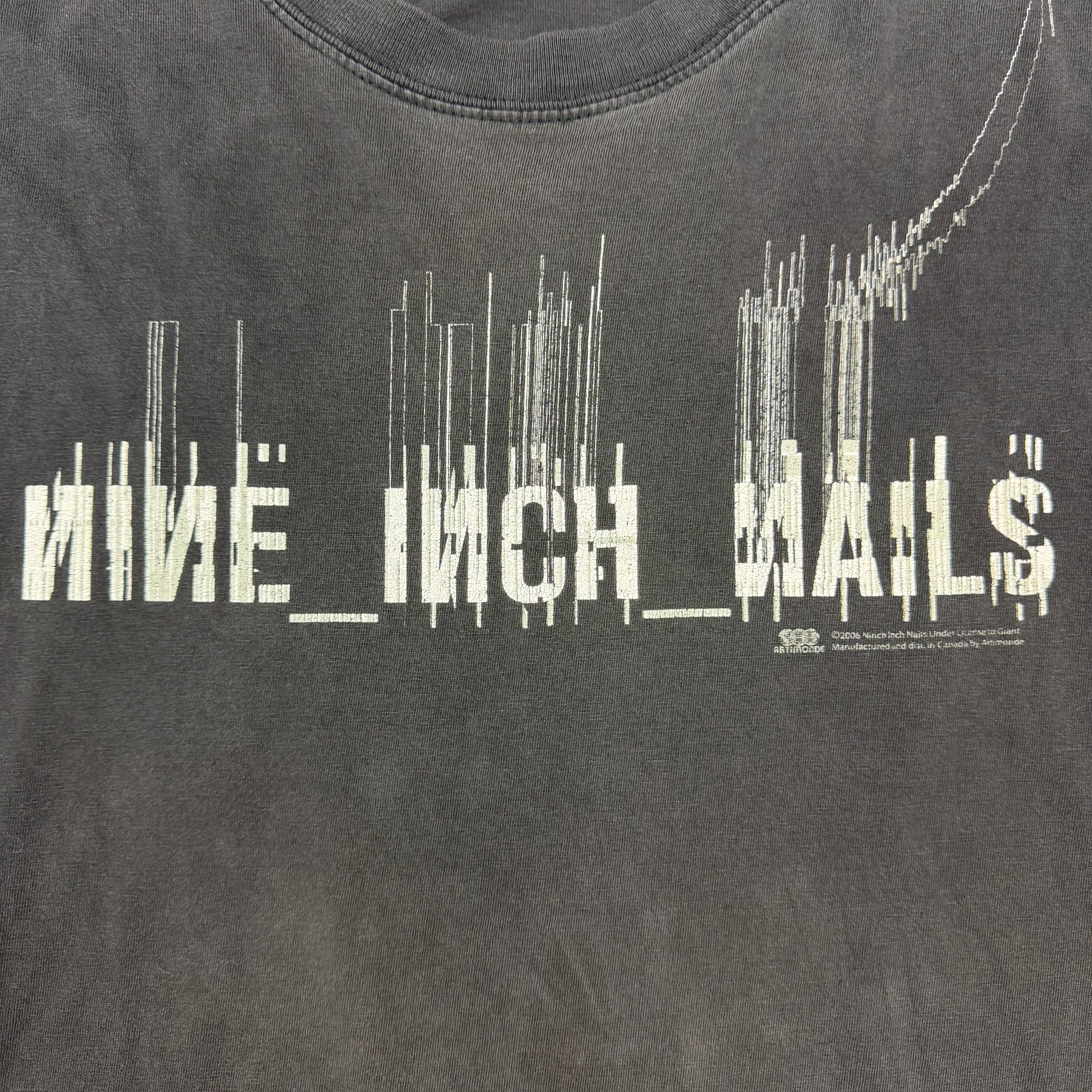 2005 Nine Inch Nails With Teeth Tour Tee Black