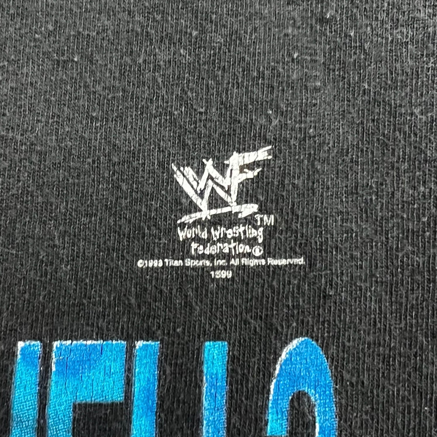 1998 Stone Cold Raise Some Hell Tee Black