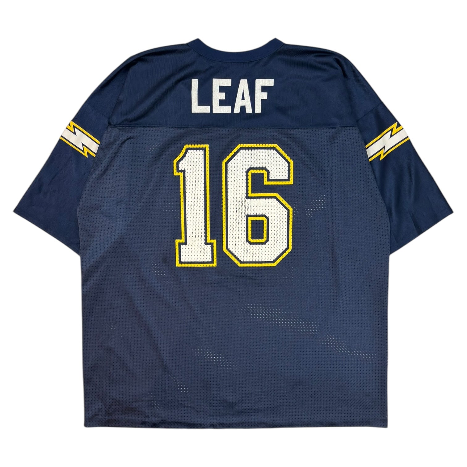 Vintage Logo Althletic San Diego Chargers Ryan Leaf Football Jersey Navy