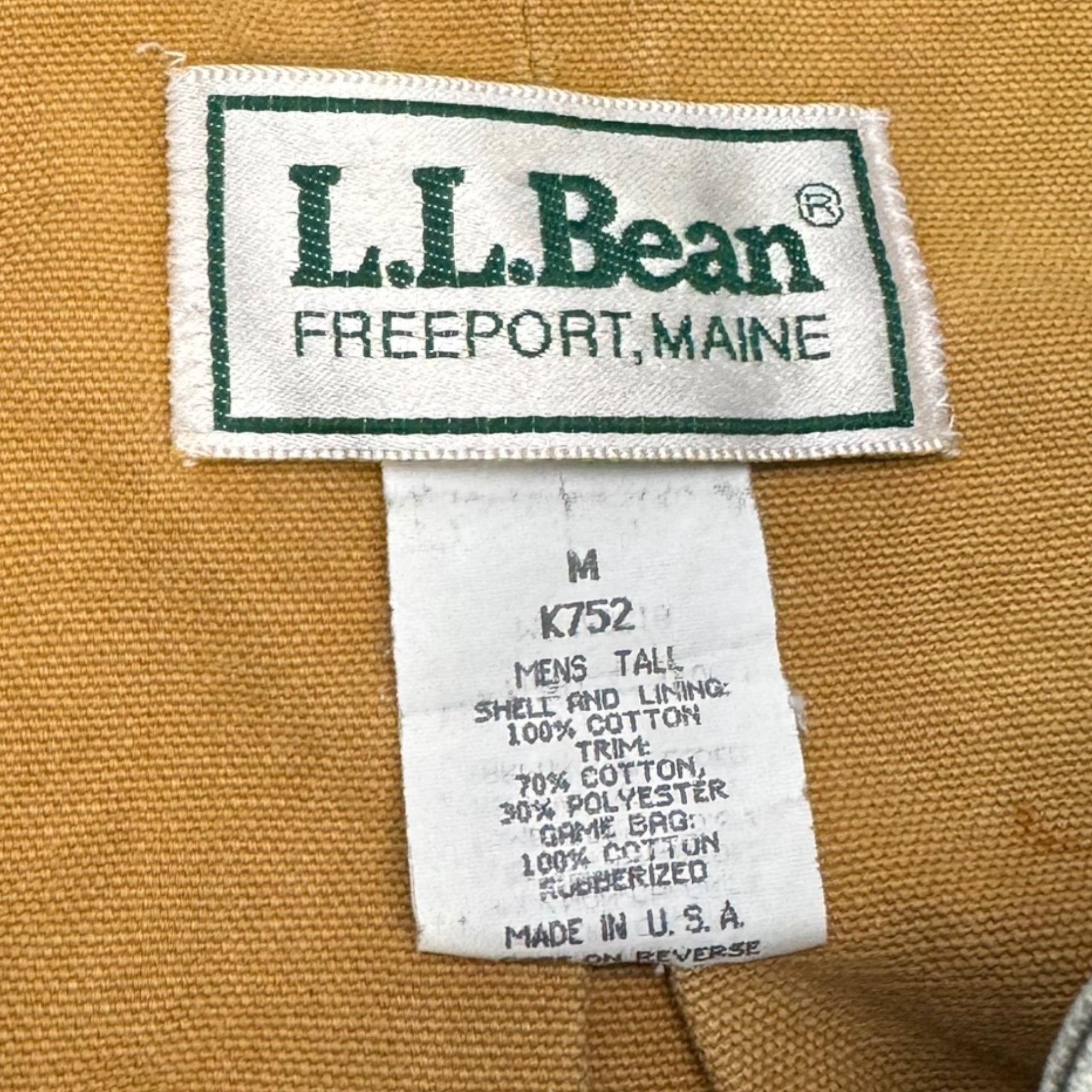 Vintage LL Bean Barn Coat Green