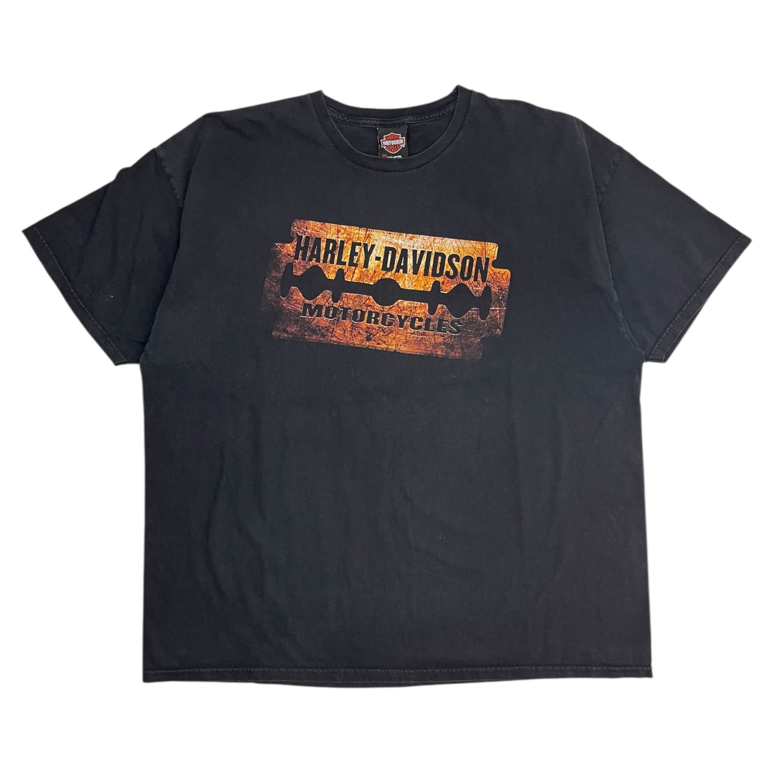 Harley Davidson Razor Blade Shirt Faded Black