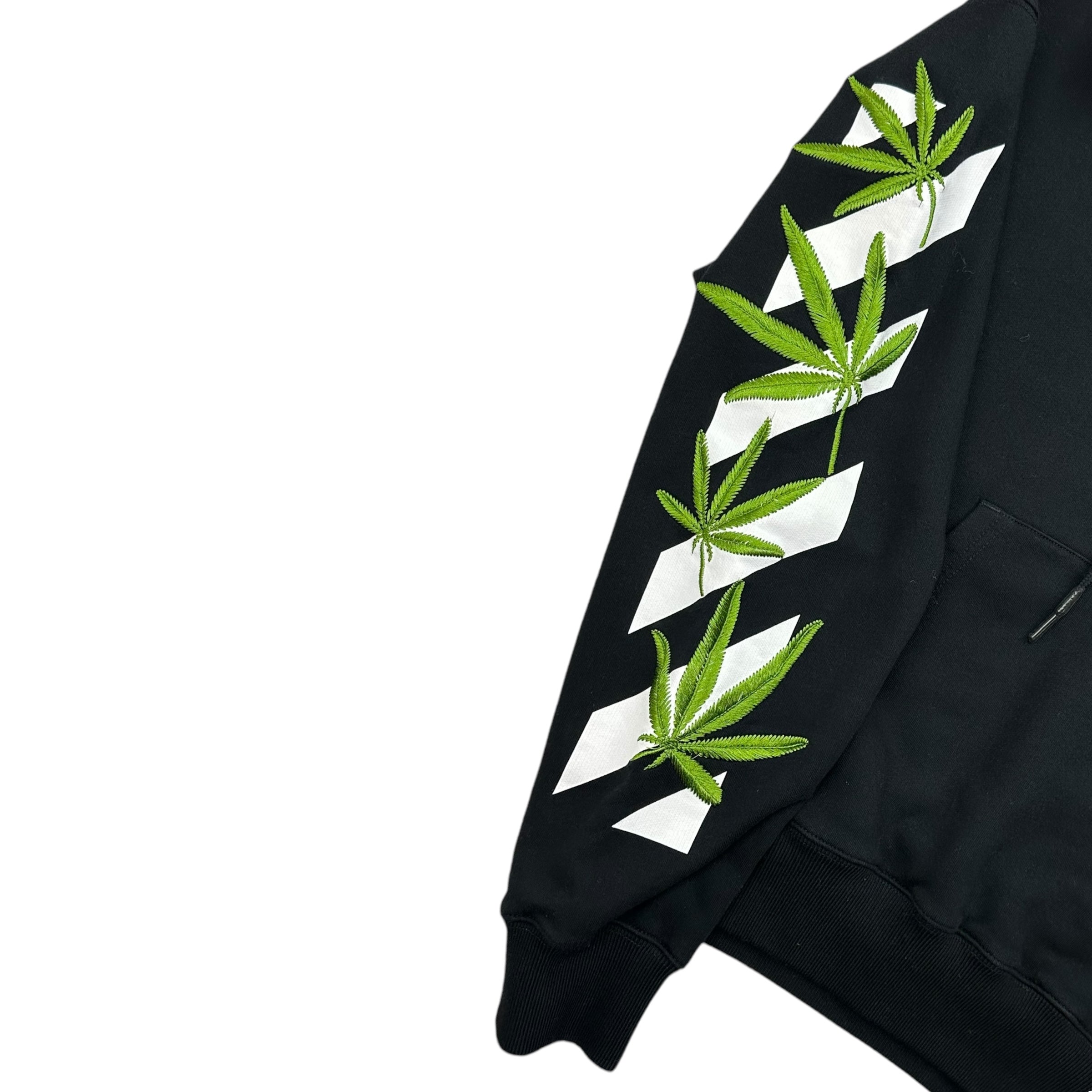 OFF-WHITE Weed Arrows OTH Hoodie Black