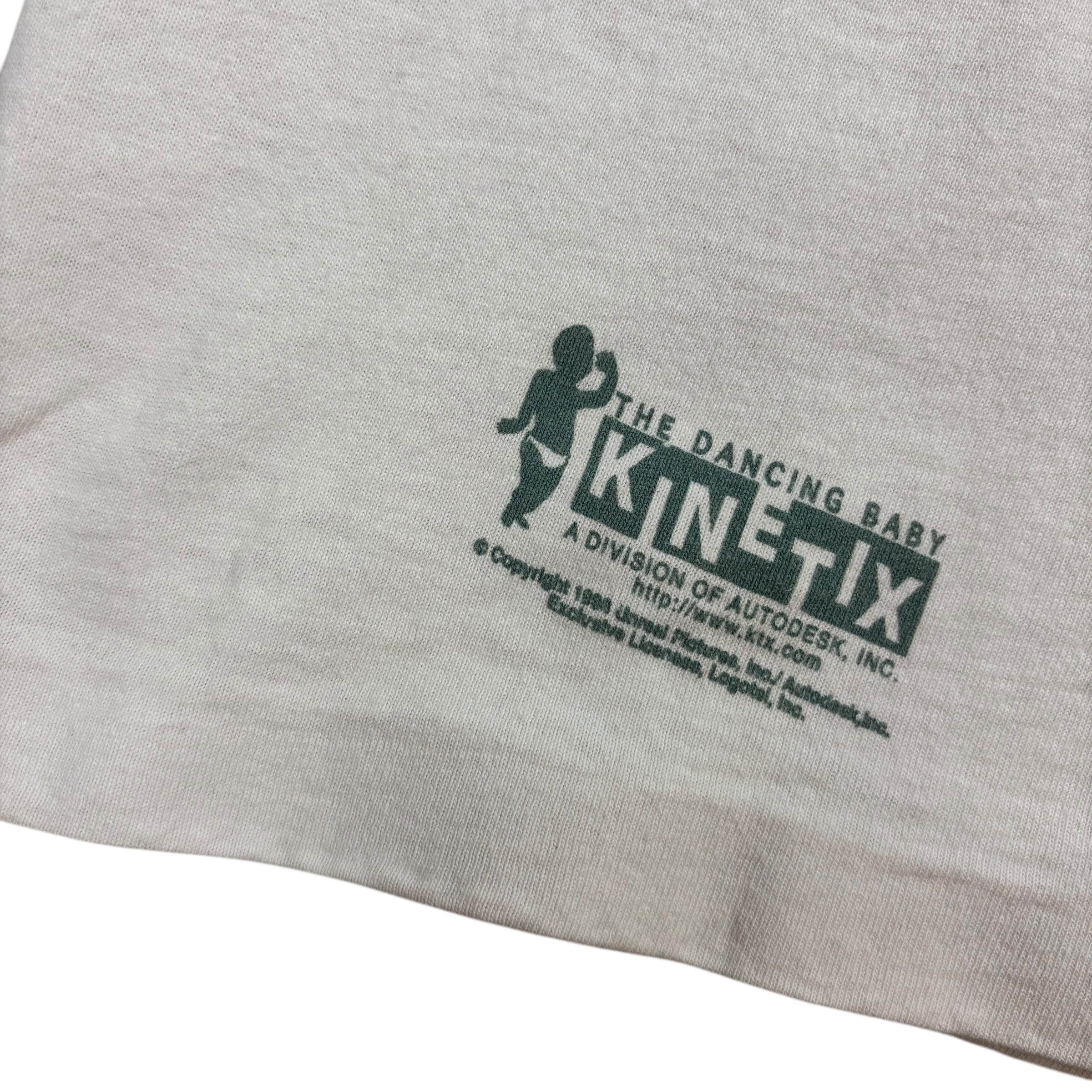 1998 The Dancing Baby Kinetix Tee White