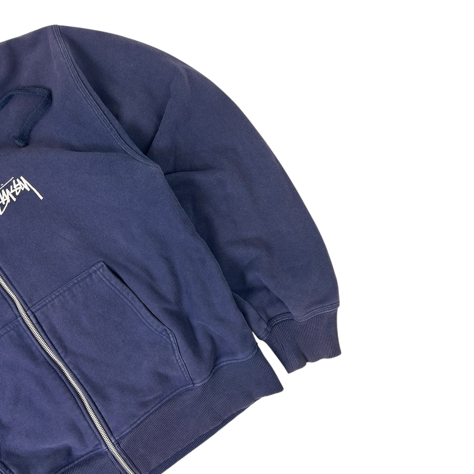 Stussy Great Future Zip-Up Hoodie Navy