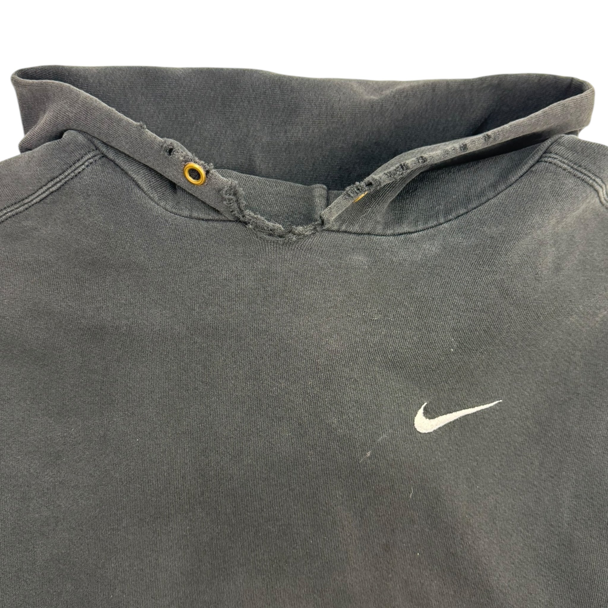 Vintage Nike Side Swoosh Hoodie Black