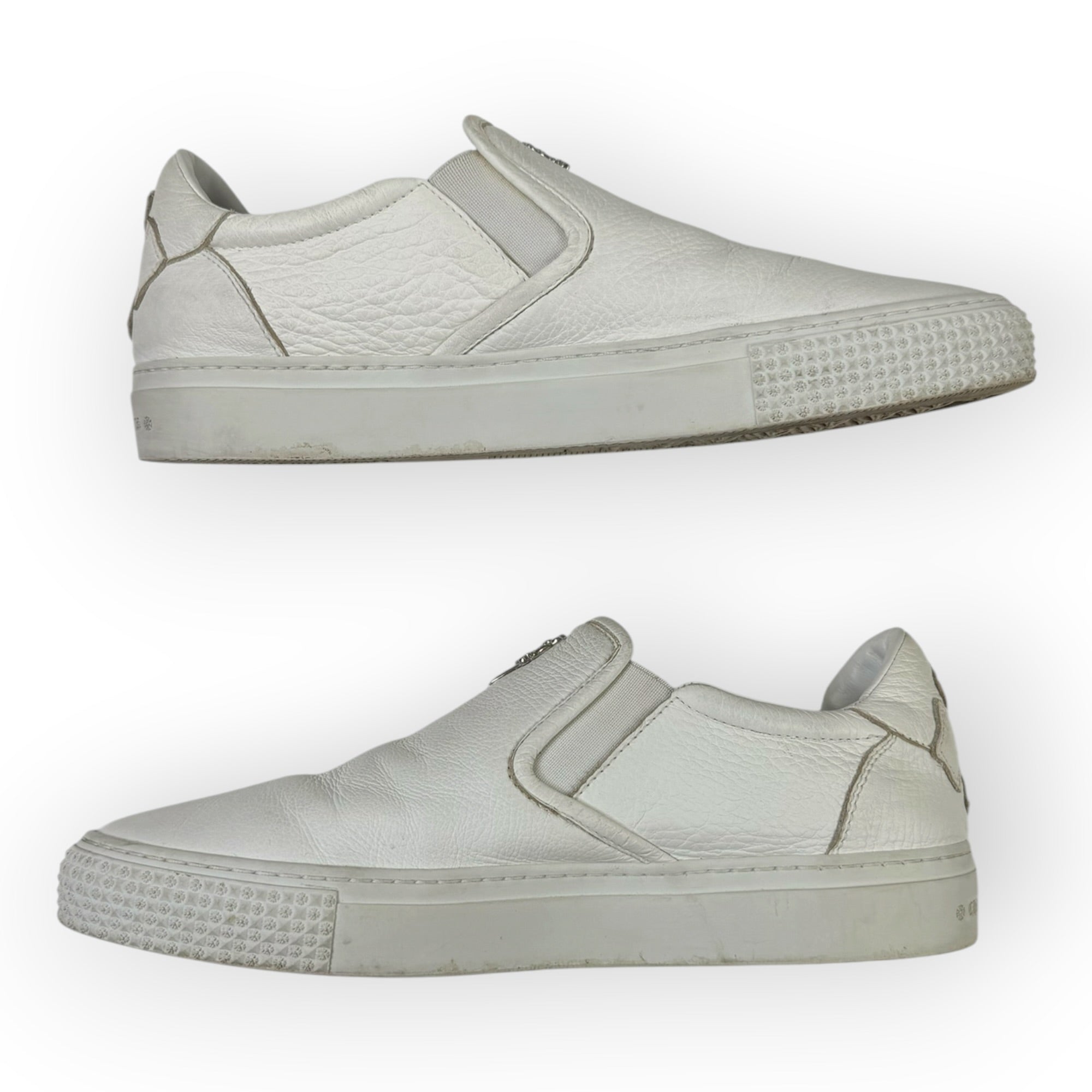 Chrome Hearts Dagger Slip-On Sneakers White (Used)