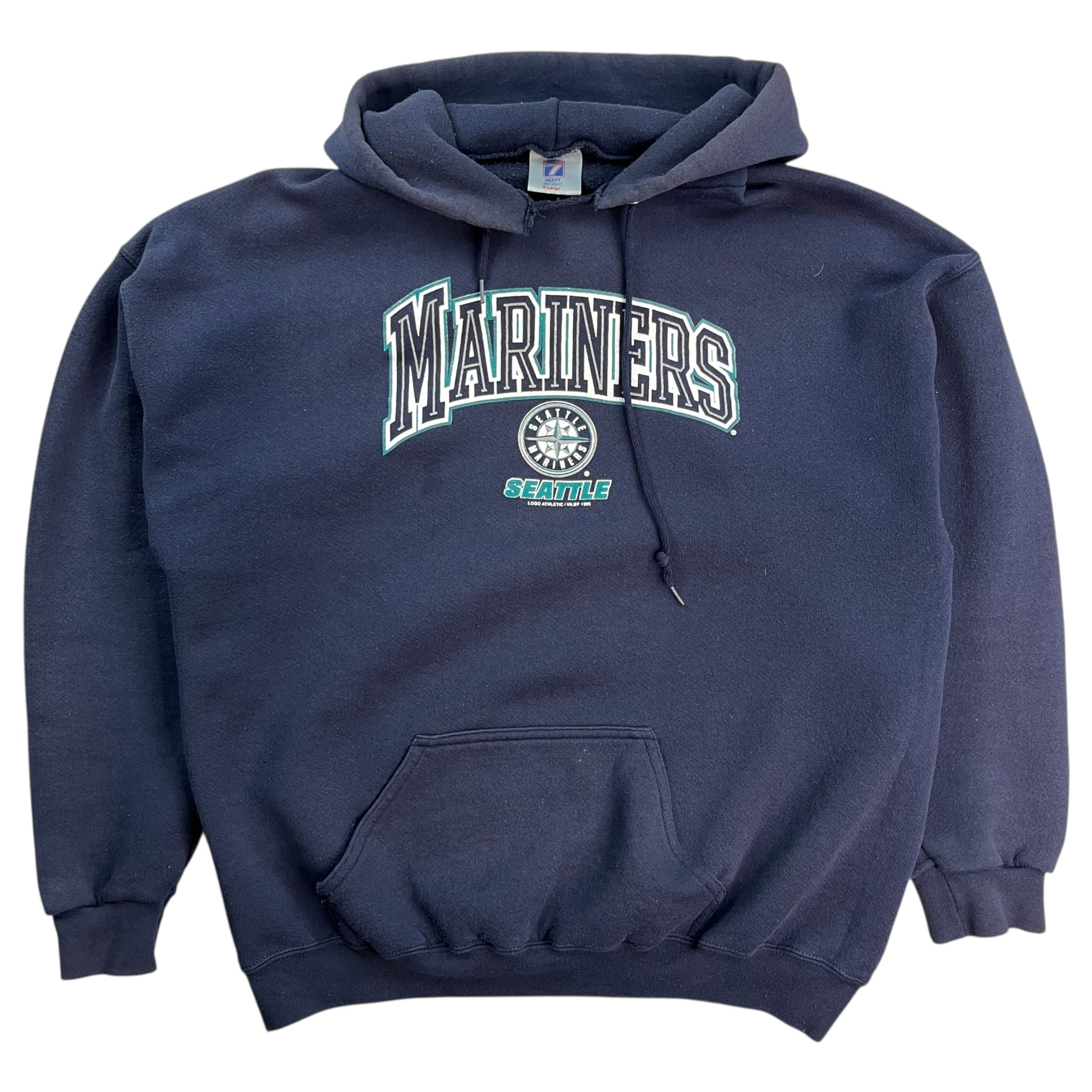Vintage Seattle Mariners Hoodie Navy Blue