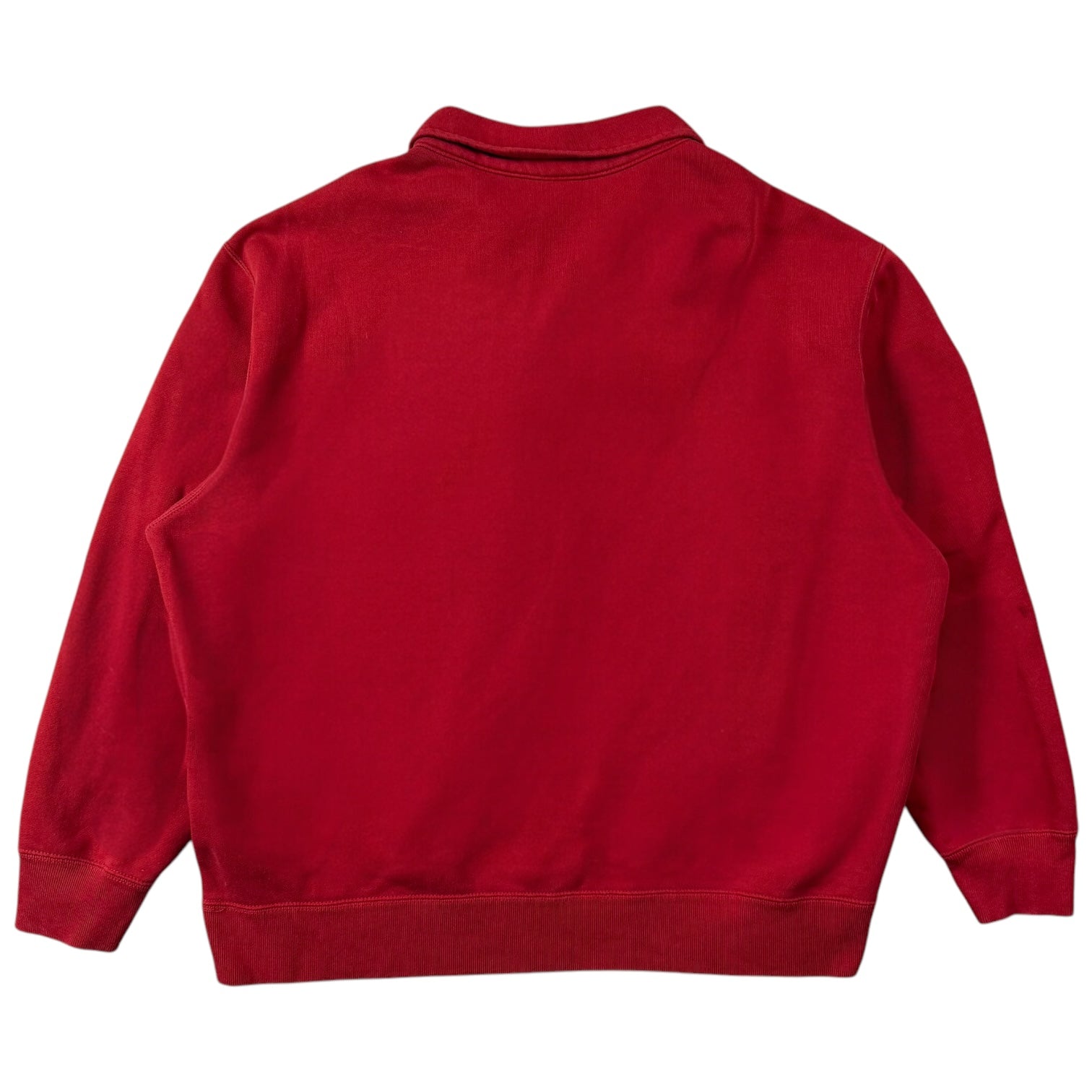 Vintage Roots Athletics Quarter Zip Sweater Red