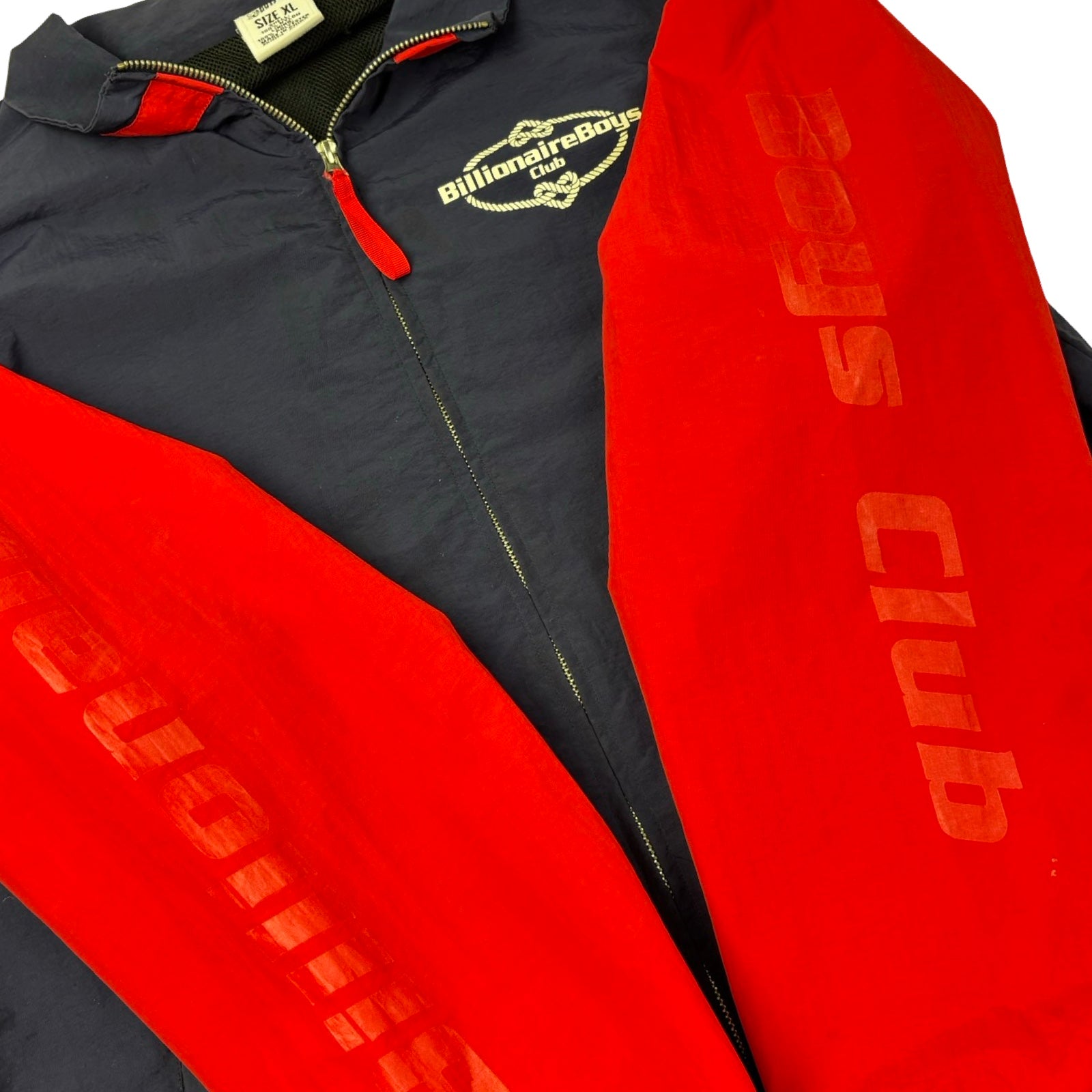 Billionaire Boys Club Nylon Track Jacket Navy Red