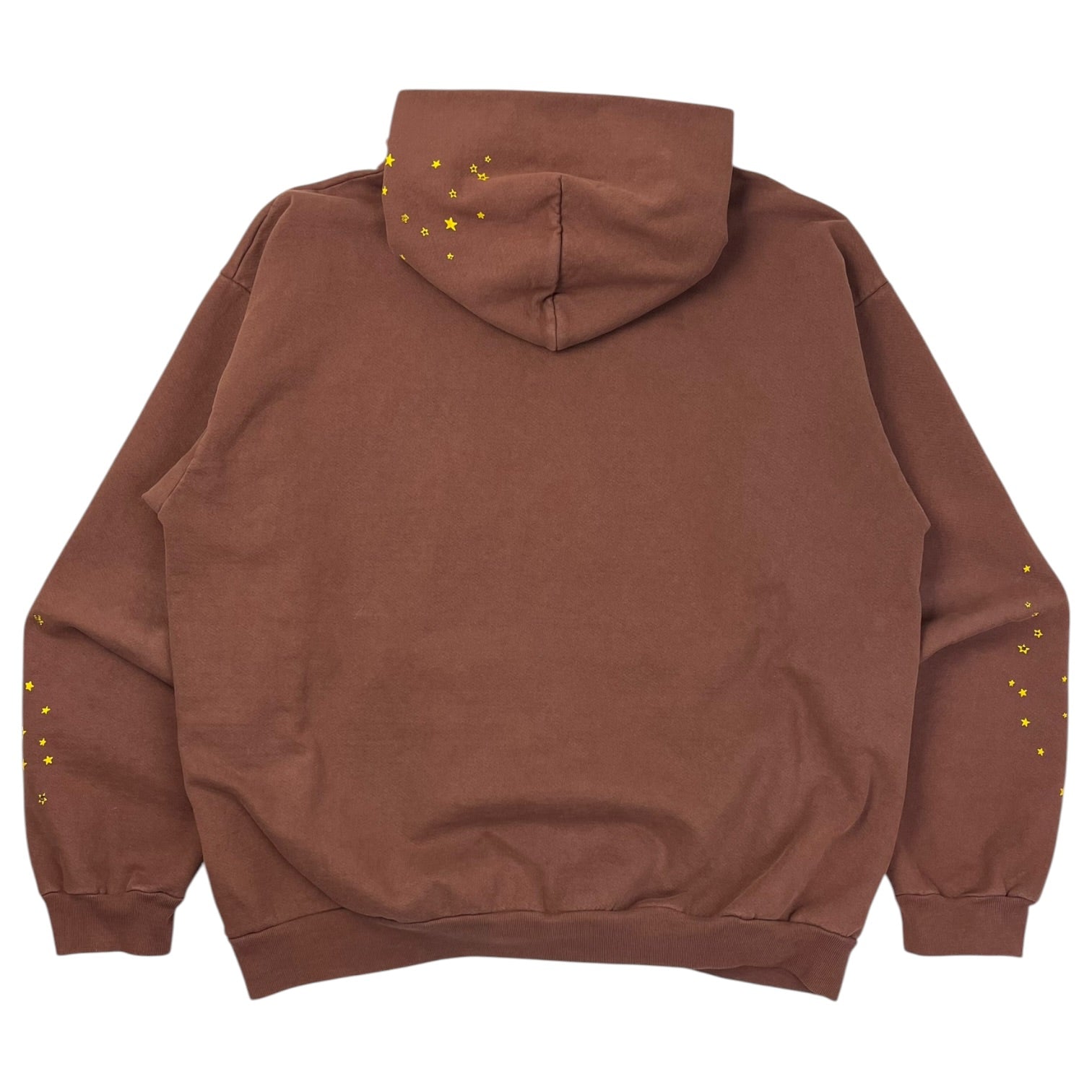 Sp5der Worldwide Web Hoodie Brown
