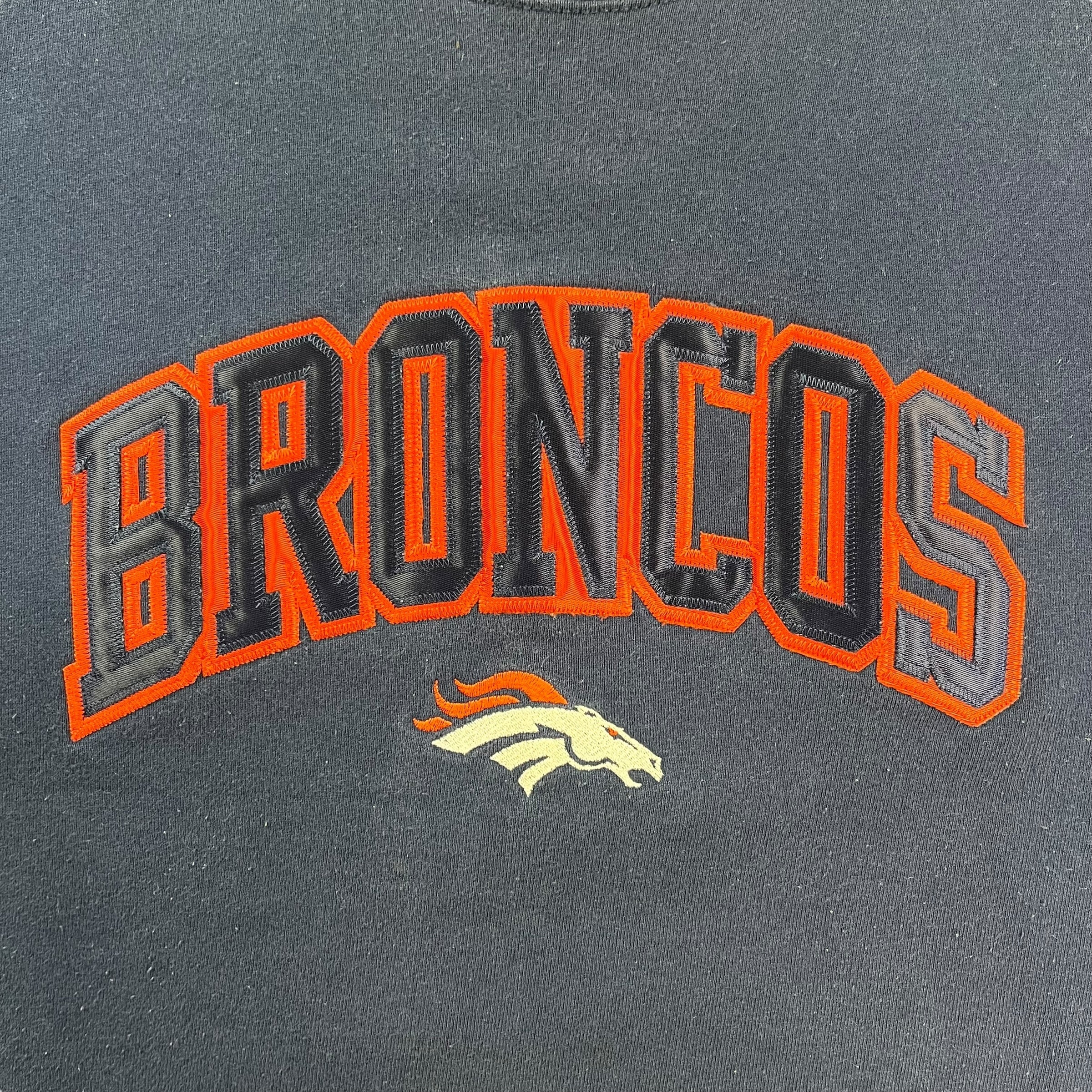Vintage Denver Broncos Crewneck Navy Blue