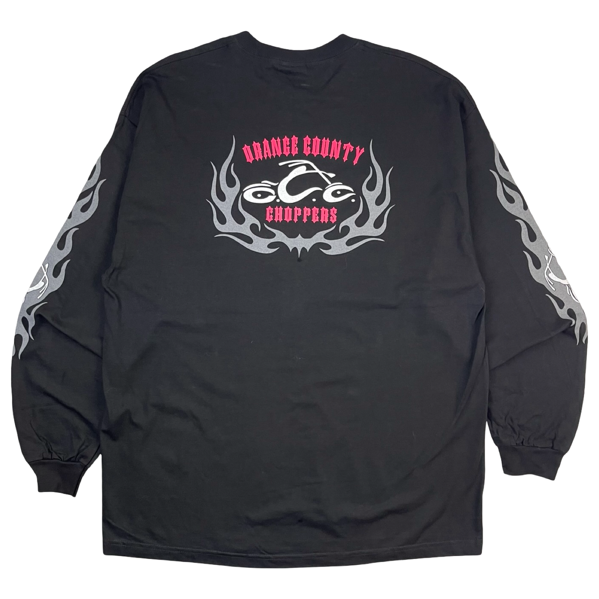 Vintage Orange County Choppers Flame Sleeve T-Shirt Black