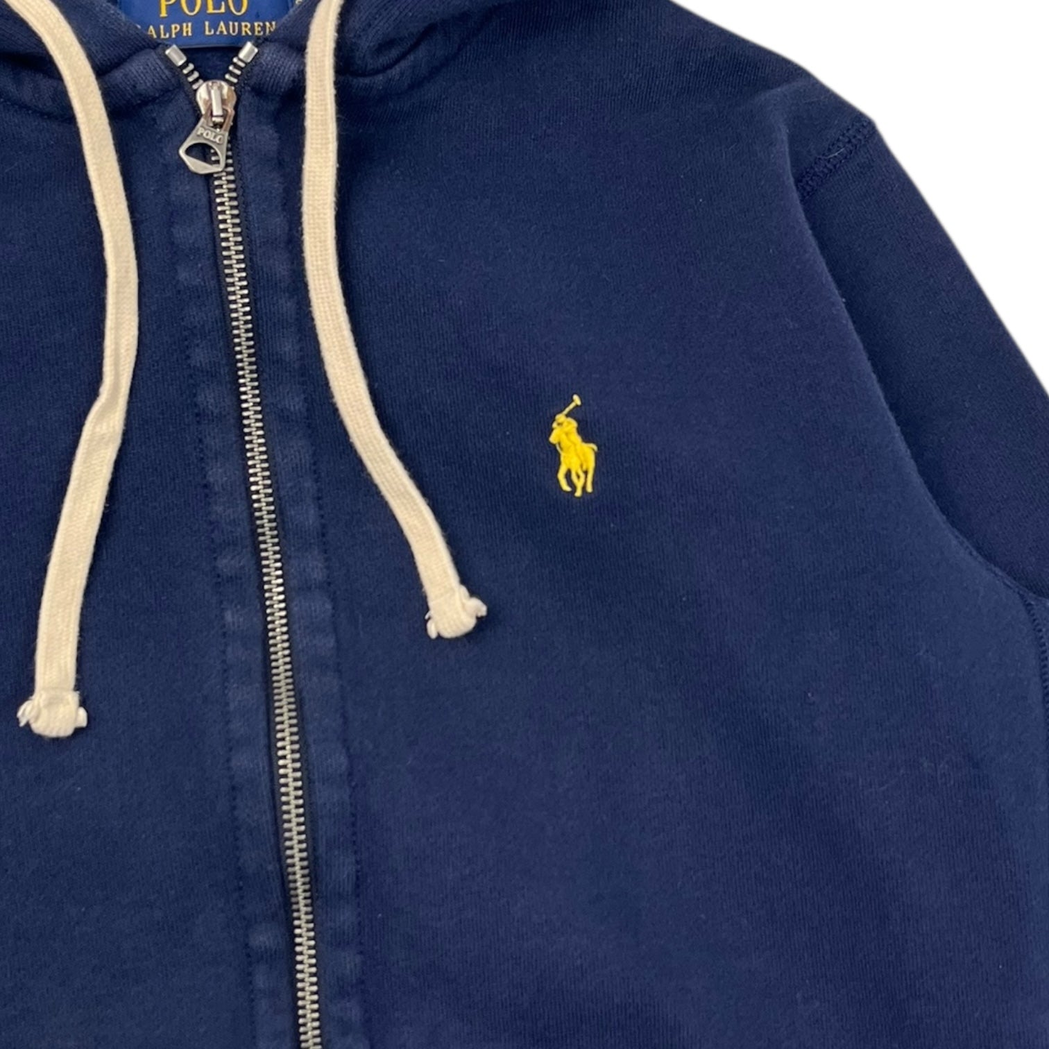 Polo Ralph Lauren Waffle Lined Hood Hoodie Navy