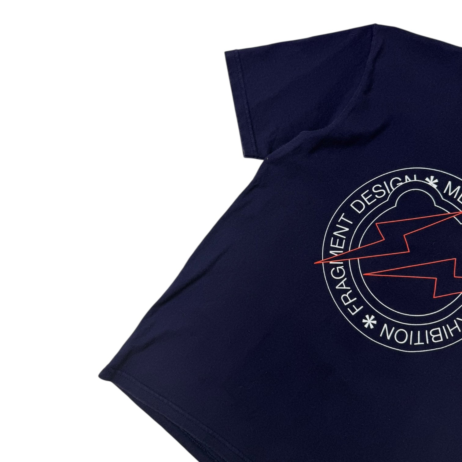 Medicom Toy x Fragment Design Circle Logo Bearbrick T-Shirt Navy