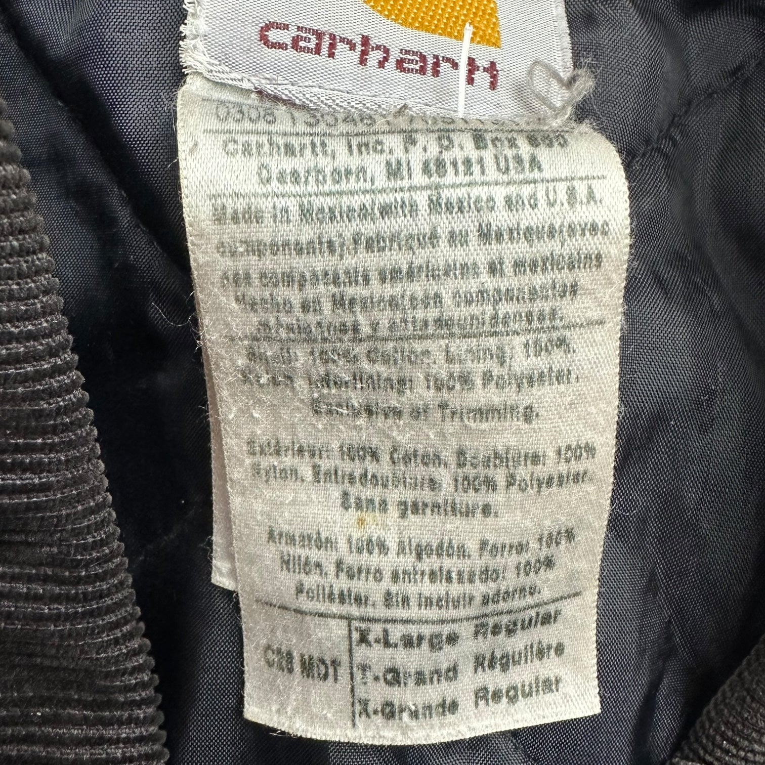 Vintage Carhartt Chore Jacket Navy