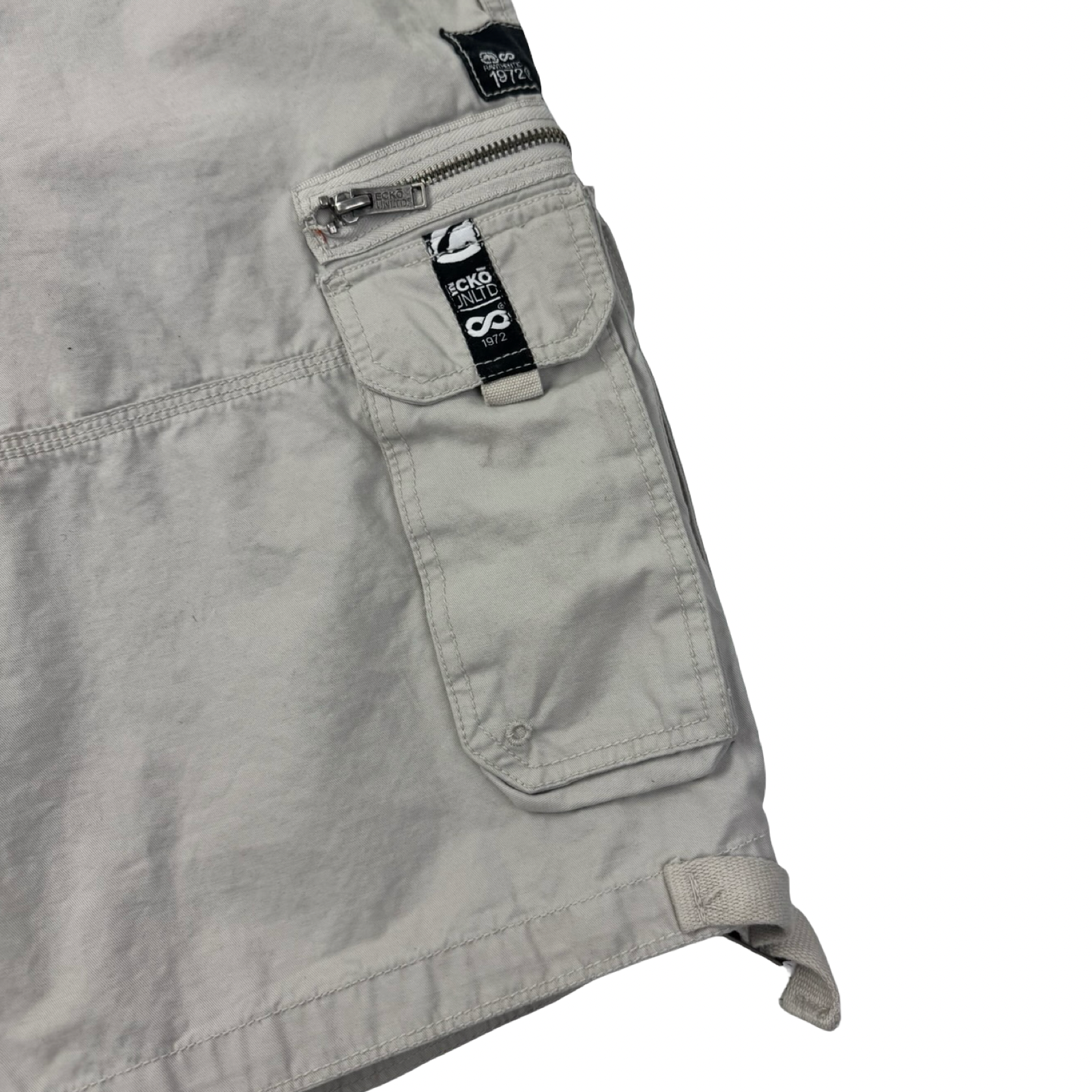 Vintage Y2K Ecko Unlimited. Cargo Shorts White