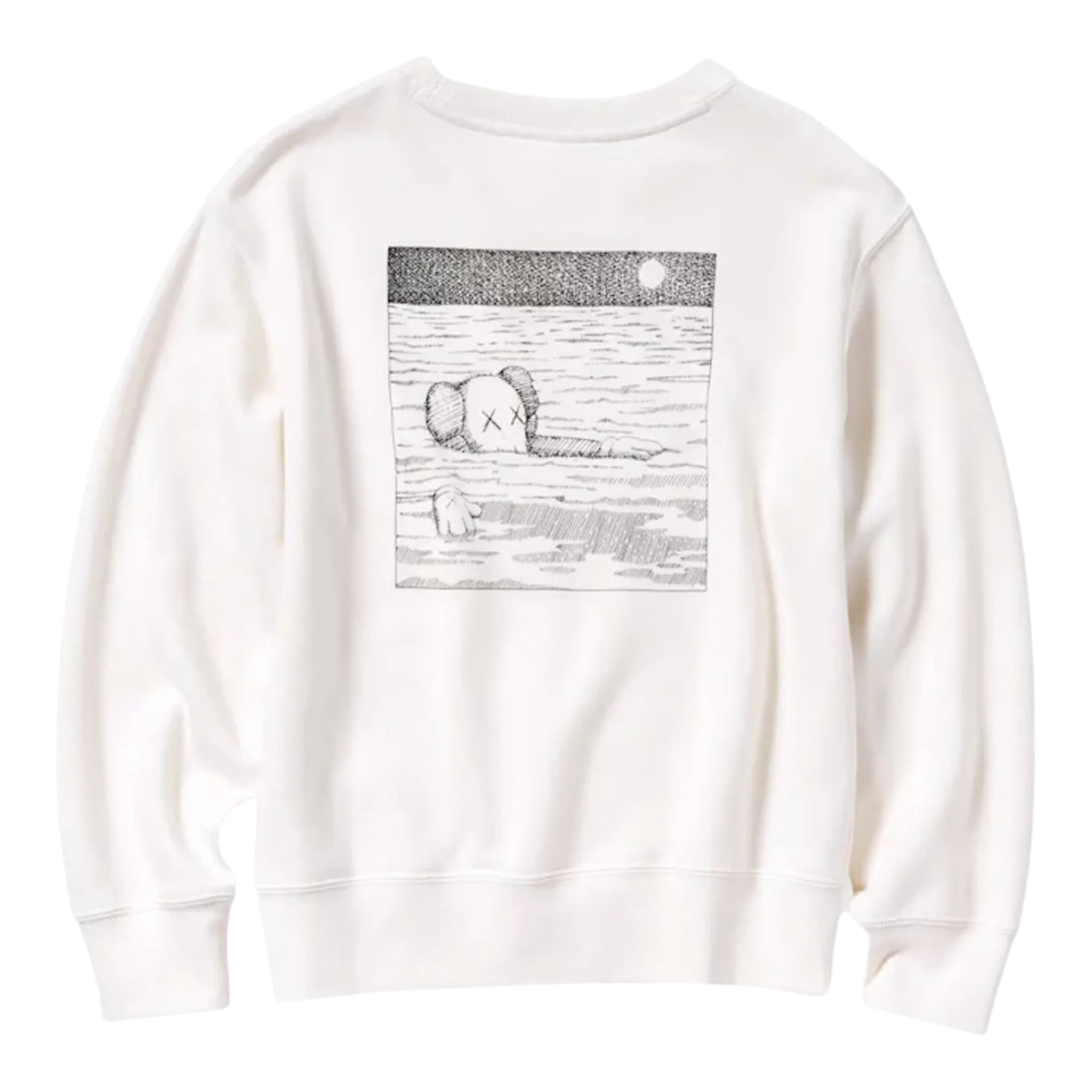 Kaws x Uniqlo Floating Sweater White