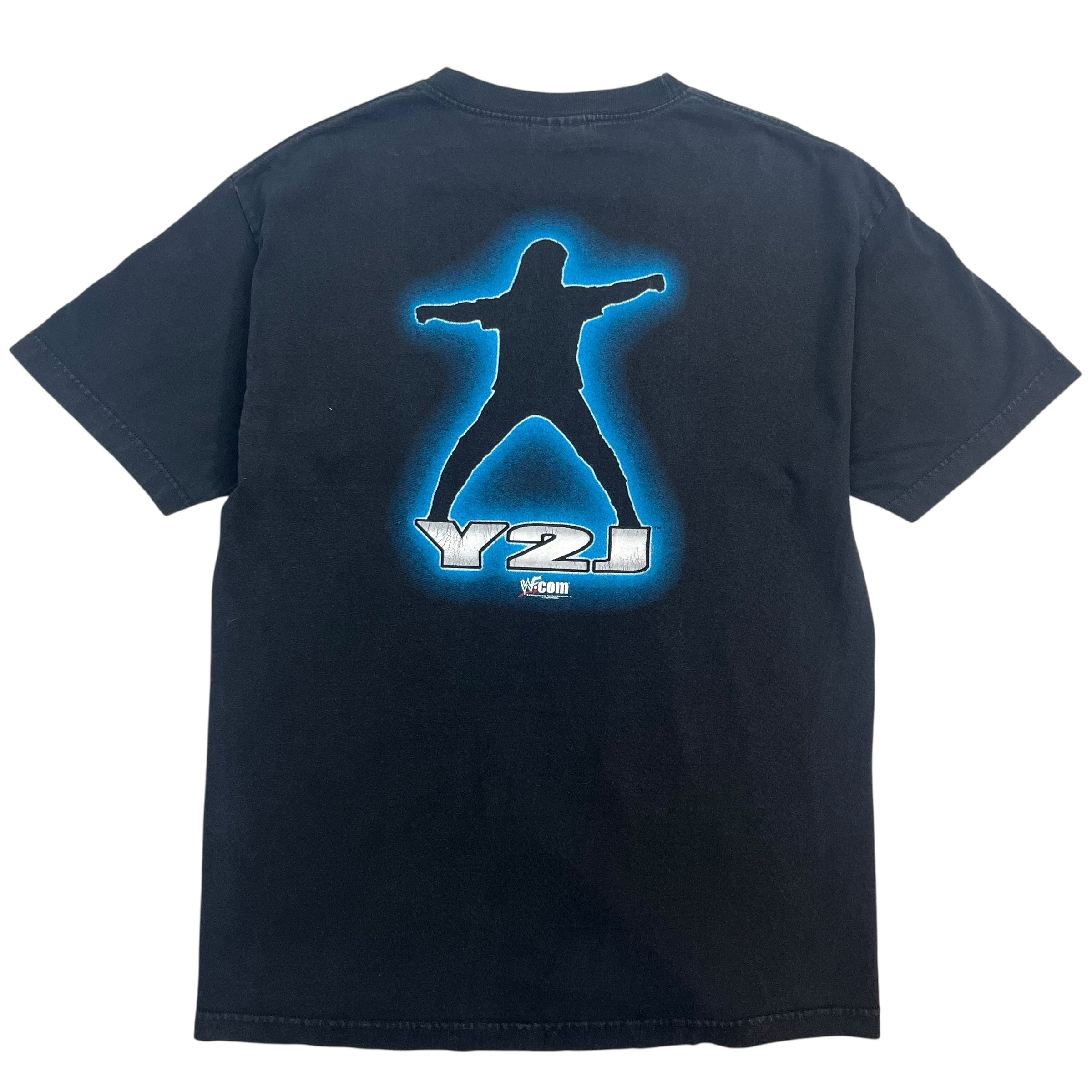 Vintage WWF Chris Jericho Y2J Wrestling Tee Black