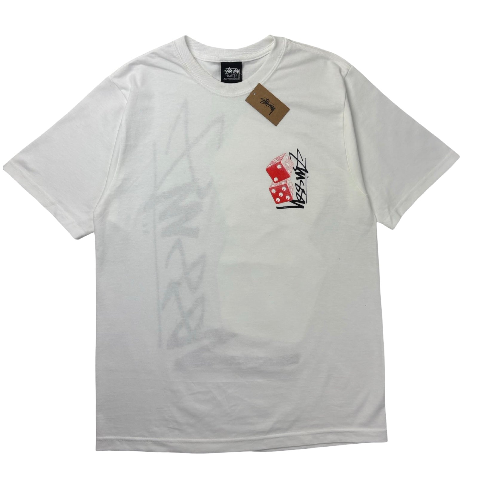 Stussy Tall Dice Tee White