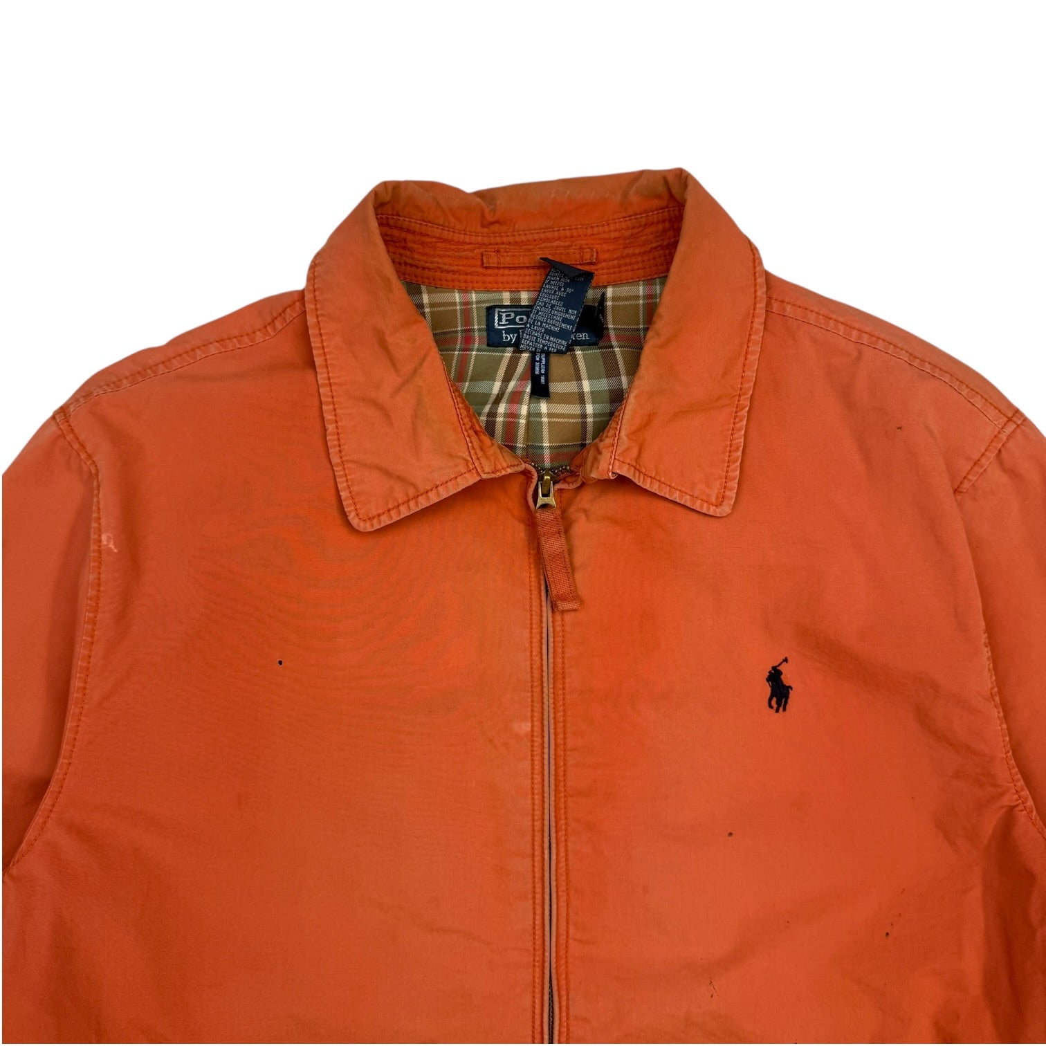Vintage Polo Ralph Lauren Harrington Jacket Orange