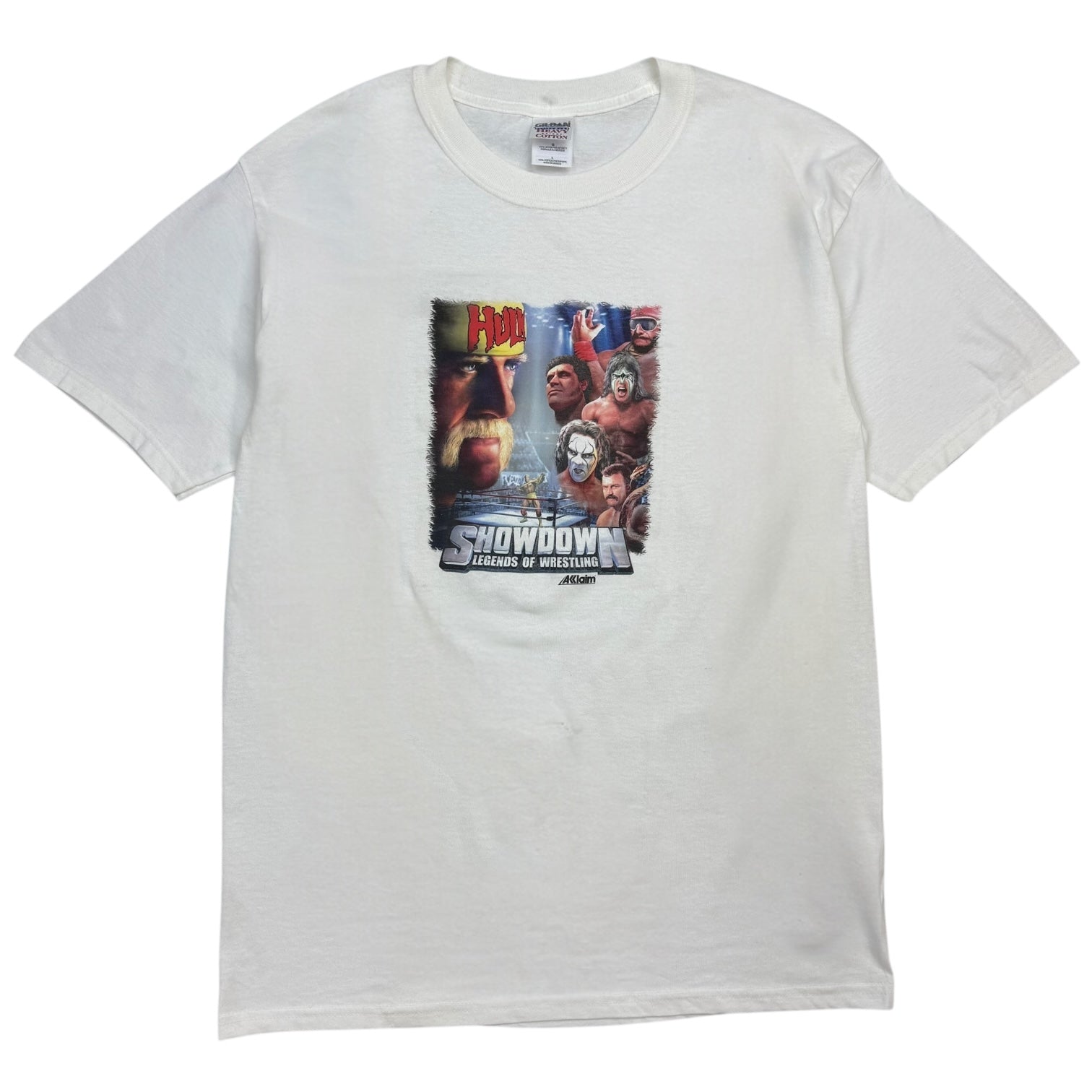 Vintage Showdown Legends Of Wrestling Tee White