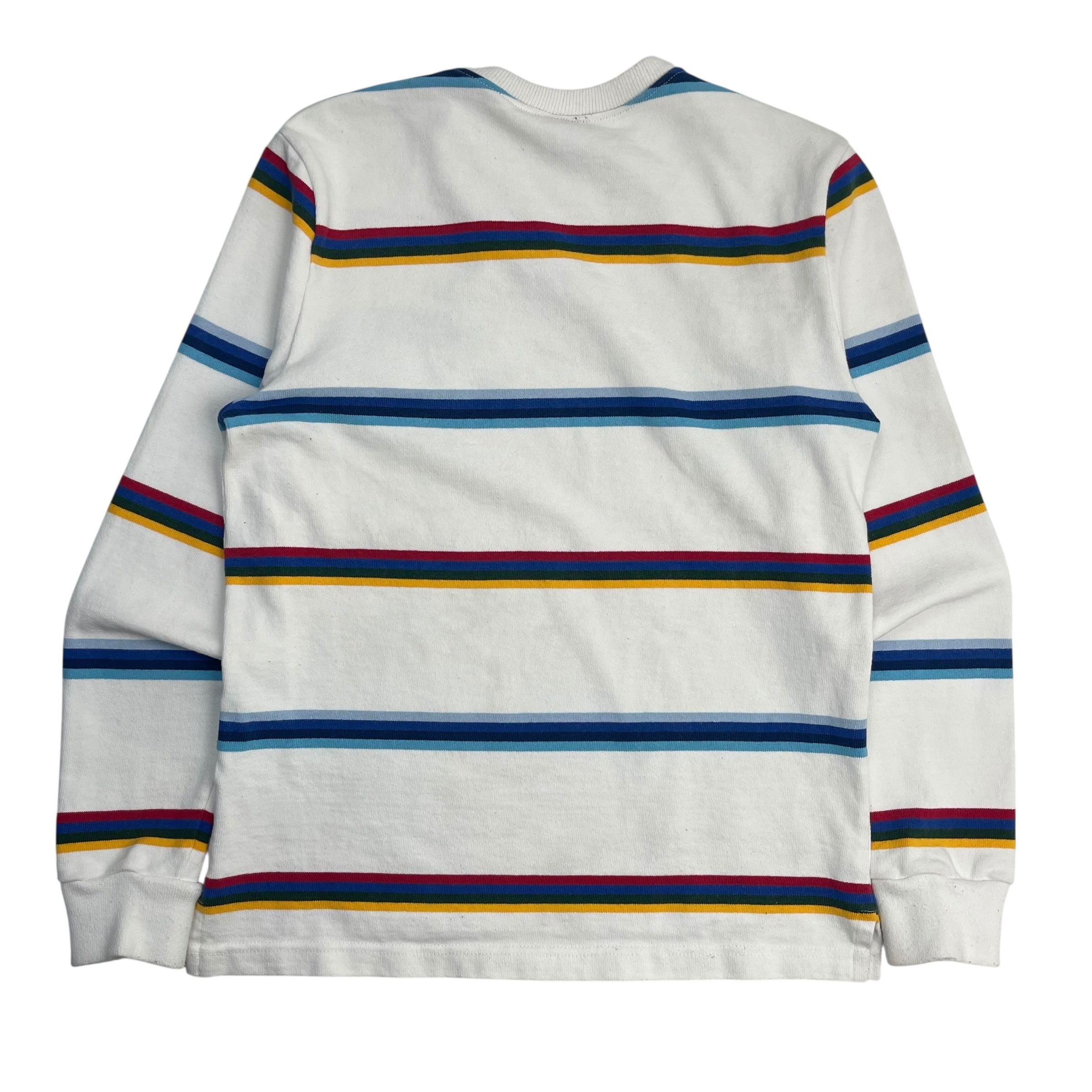 OVO Striped Crewneck White