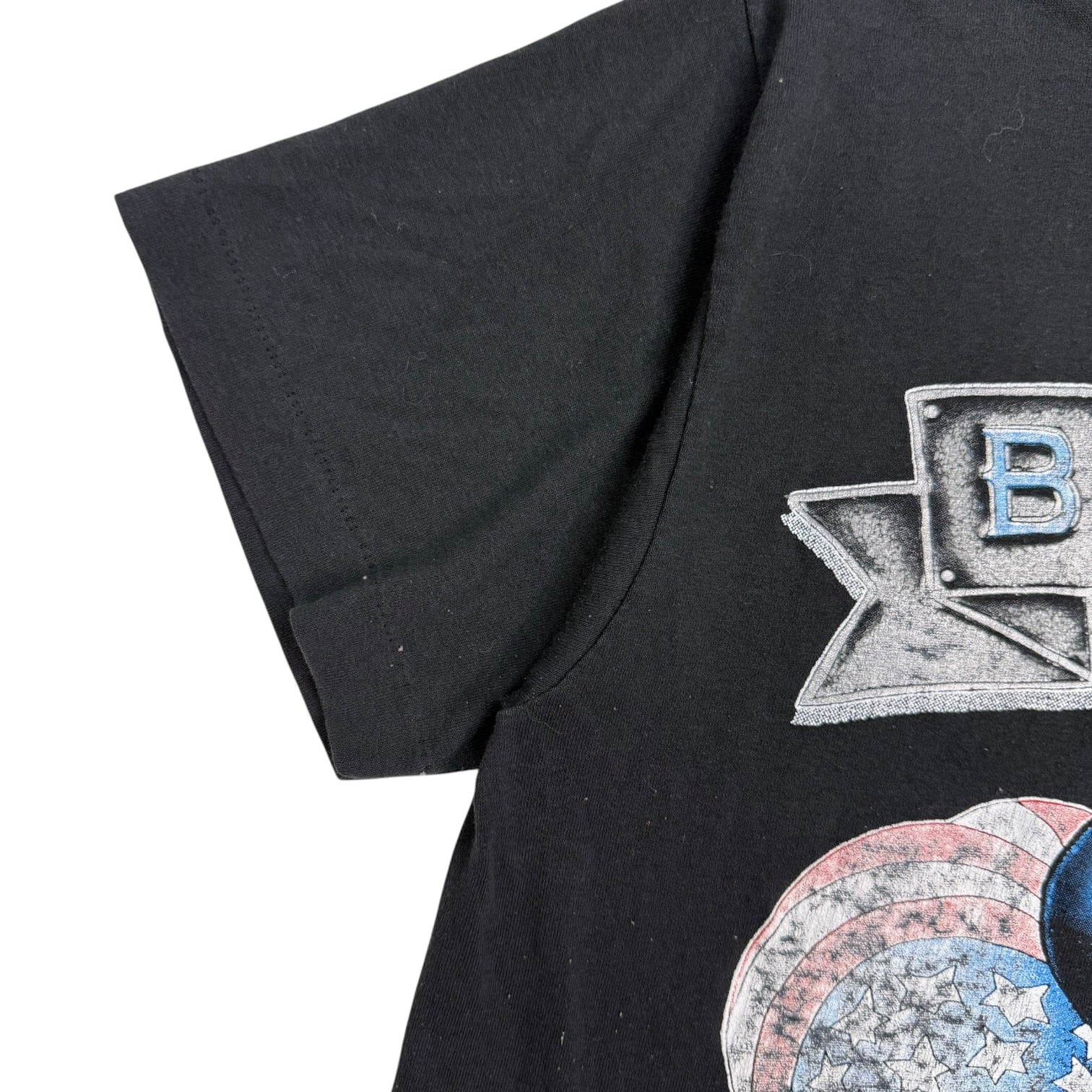 1989 Bon Jovi The Brotherhood Tour Tee Black
